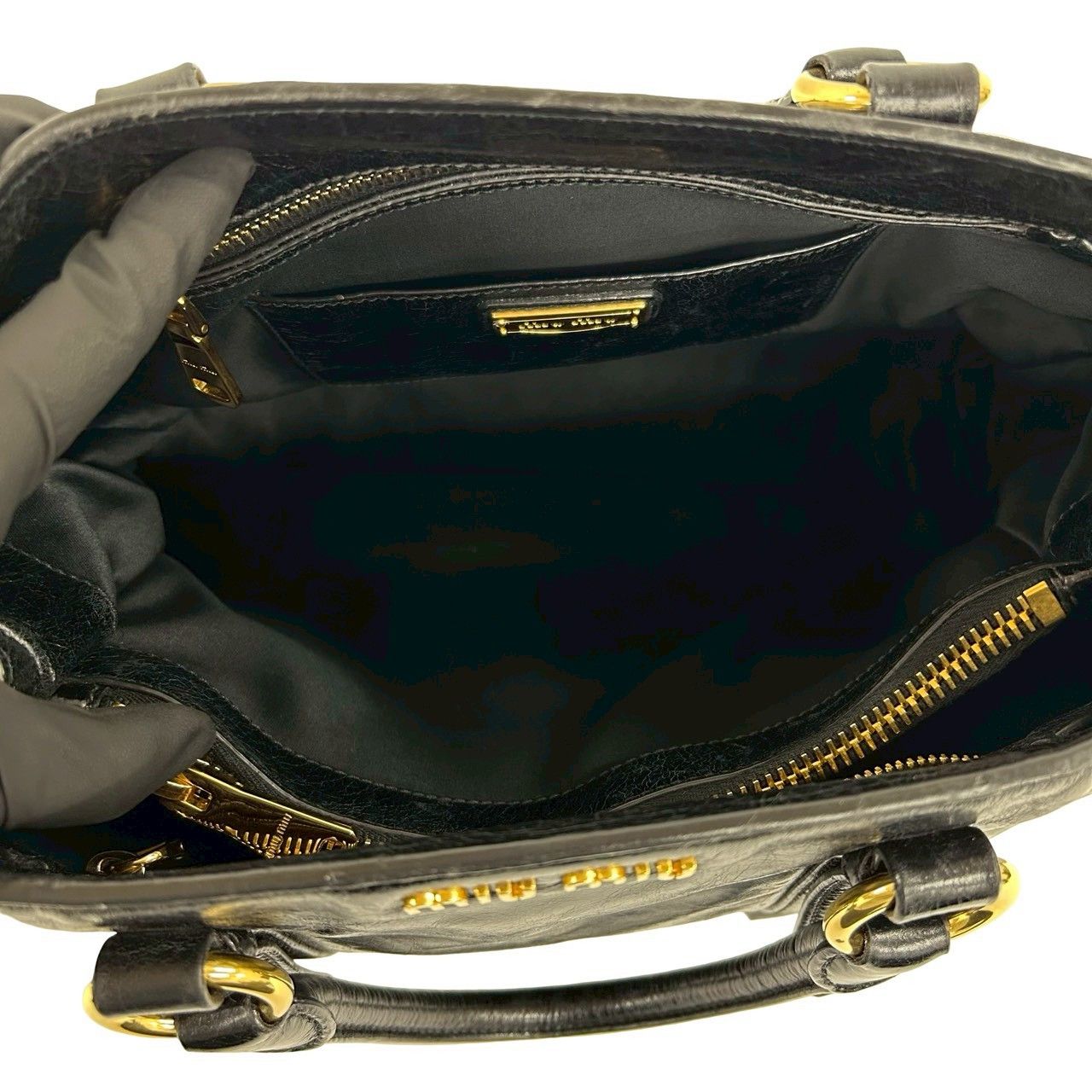 Miu Miu Miu Miu Miu Miu Leather 2way Bag Leather Handbag DUTY FREE for USA Size ONE SIZE - 10 Thumbnail