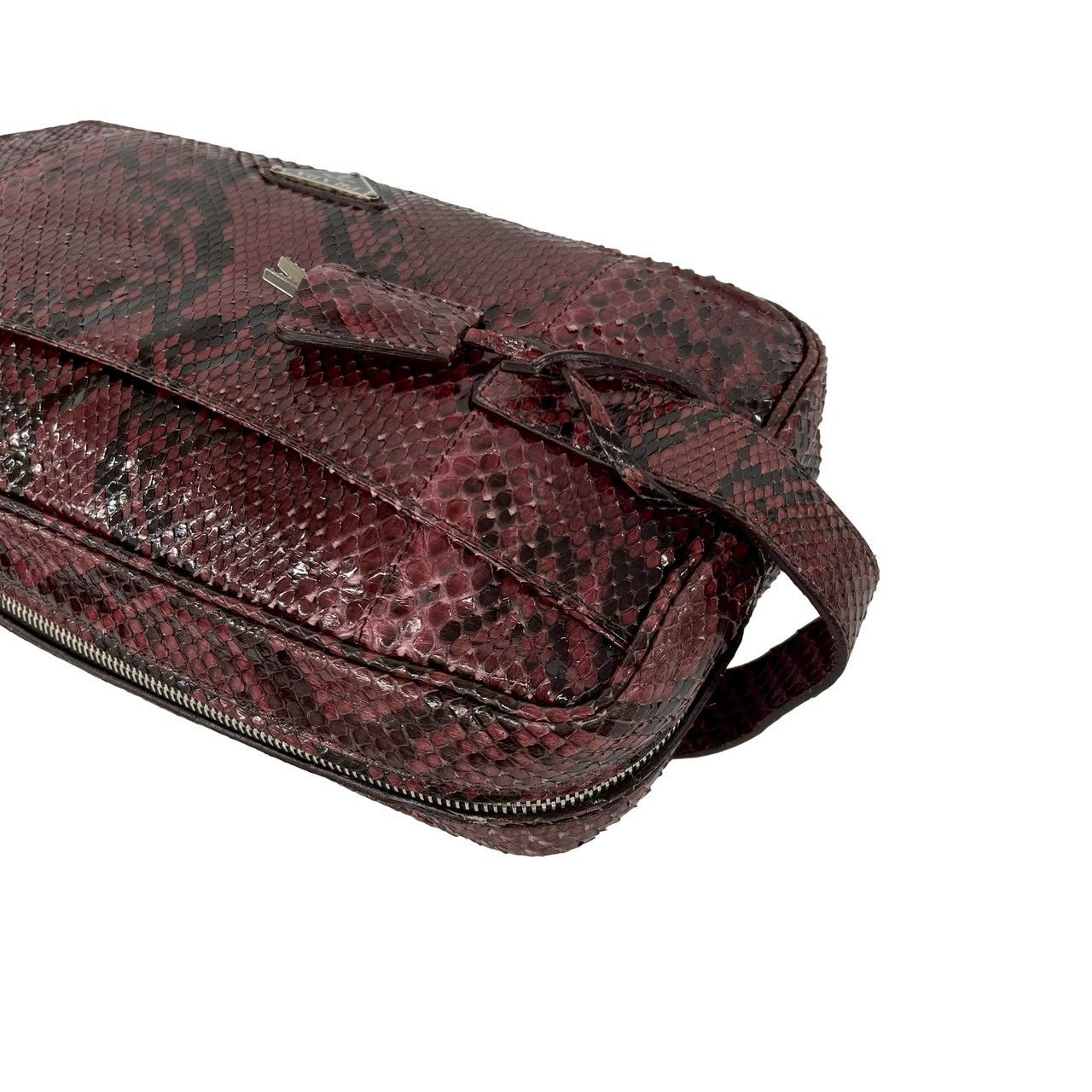 Prada Prada Prada Python Clutch Bag Leather Clutch Bag DUTY FREE for USA Size ONE SIZE - 5 Thumbnail