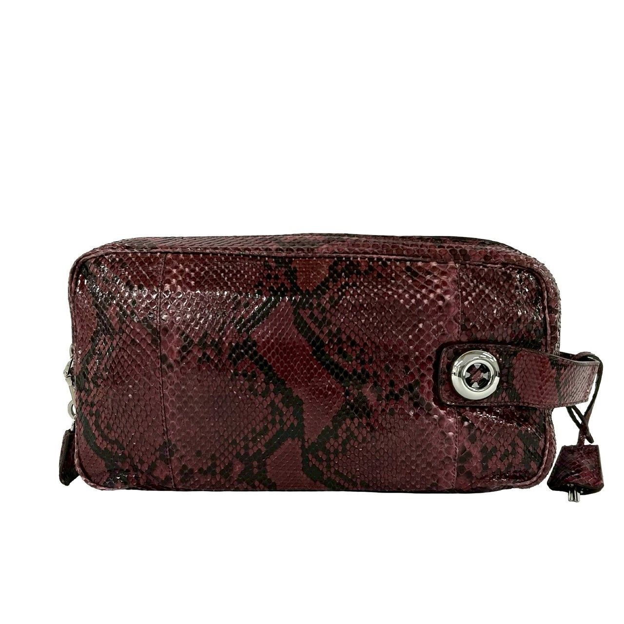 Prada Prada Prada Python Clutch Bag Leather Clutch Bag DUTY FREE for USA Size ONE SIZE - 4 Thumbnail