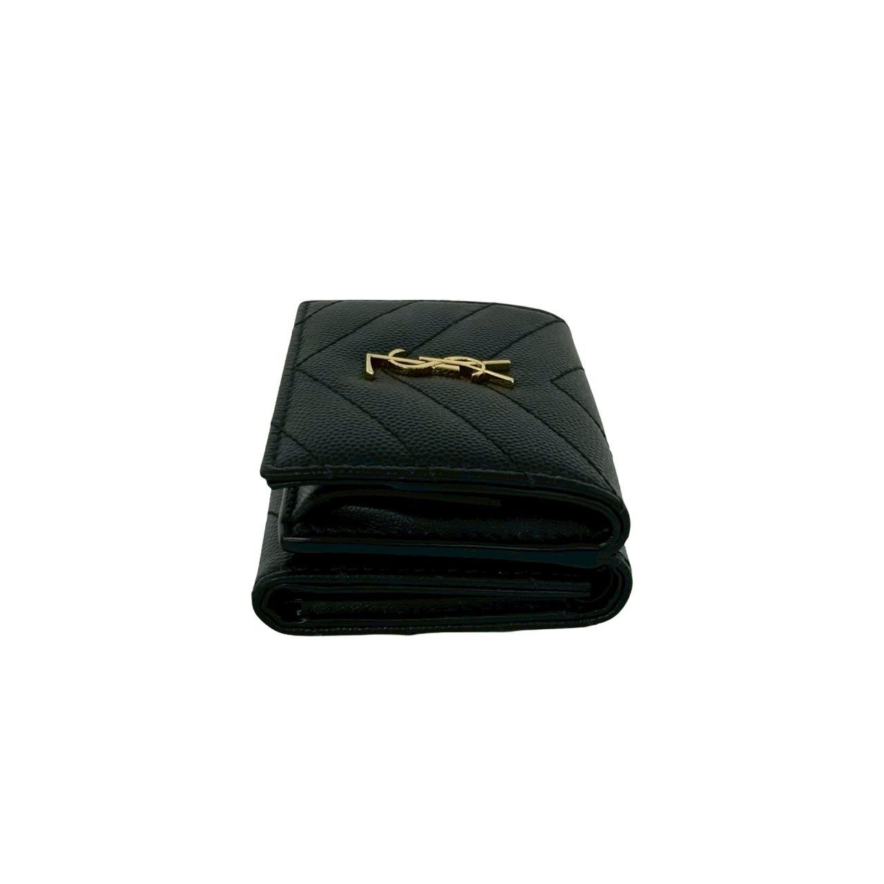 Yves Saint Laurent Yves Saint Laurent Yves Saint Laurent Leather Trifold Wallet Leather Short Wallet 54983 DUTY FREE for USA Size ONE SIZE - 6 Thumbnail