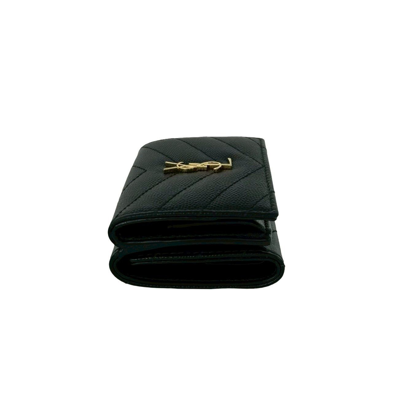 Yves Saint Laurent Yves Saint Laurent Yves Saint Laurent Leather Trifold Wallet Leather Short Wallet 54983 DUTY FREE for USA Size ONE SIZE - 5 Thumbnail