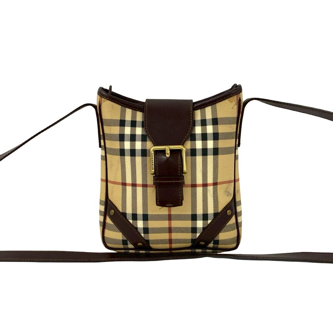 Burberry Burberry Burberry Leather PVC Shoulder Bag Leather Shoulder Bag DUTY FREE for USA Size ONE SIZE - 2 Thumbnail