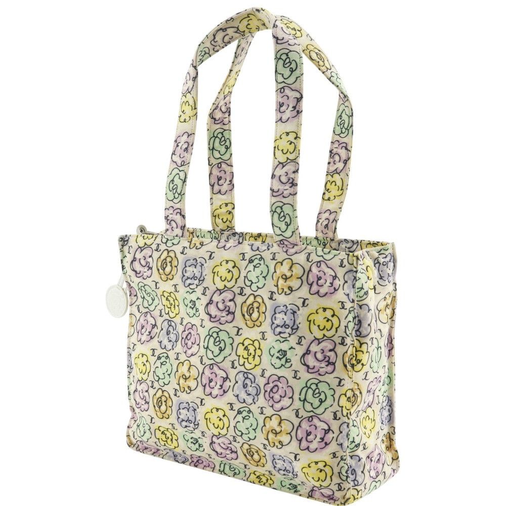 Chanel Chanel Chanel Camellia Print Nylon Tote Bag Textile Tote Bag DUTY FREE for USA Size ONE SIZE - 2 Thumbnail