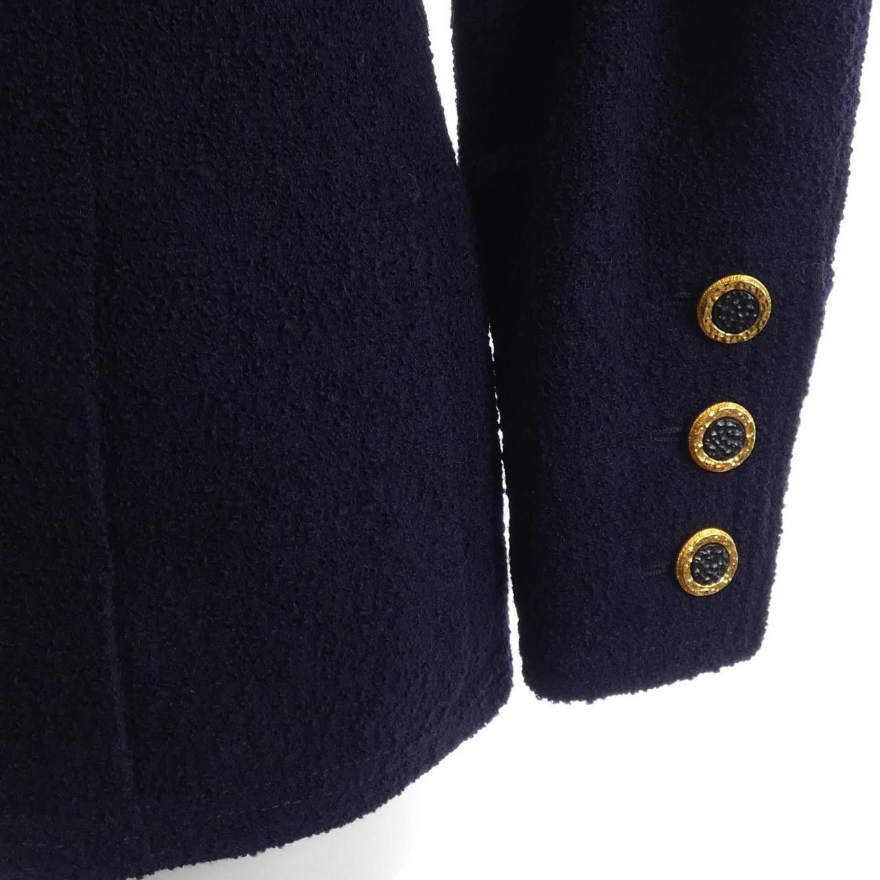 Chanel Chanel Chanel Collarless Jacket Textile Outerwear DUTY FREE for USA Size ONE SIZE - 5 Thumbnail