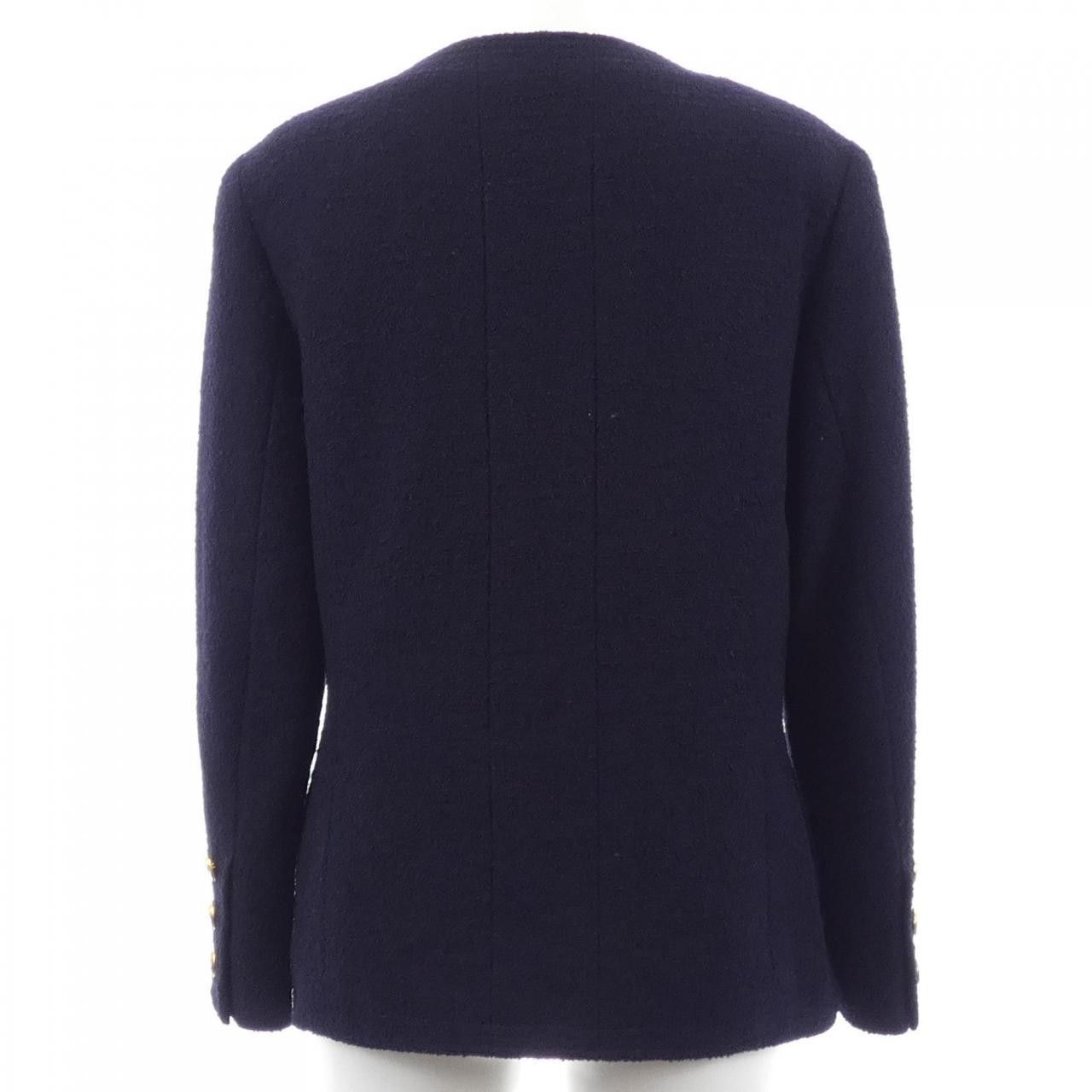Chanel Chanel Chanel Collarless Jacket Textile Outerwear DUTY FREE for USA Size ONE SIZE - 2 Thumbnail