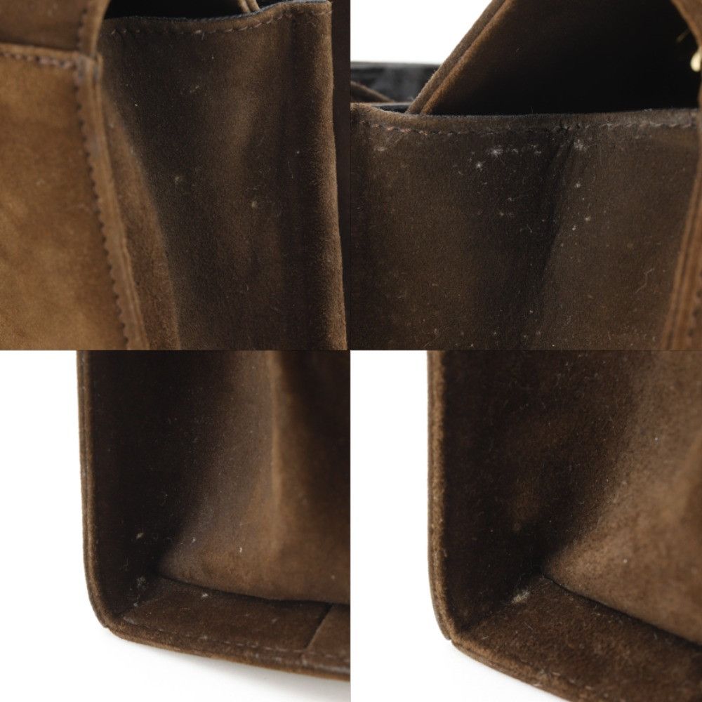 Salvatore Ferragamo Salvatore Ferragamo Salvatore Ferragamo Gancini Suede 2way Bag Textile Handbag DUTY FREE for USA Size ONE SIZE - 17 Thumbnail