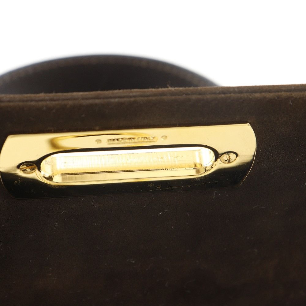 Salvatore Ferragamo Salvatore Ferragamo Salvatore Ferragamo Gancini Suede 2way Bag Textile Handbag DUTY FREE for USA Size ONE SIZE - 19 Thumbnail