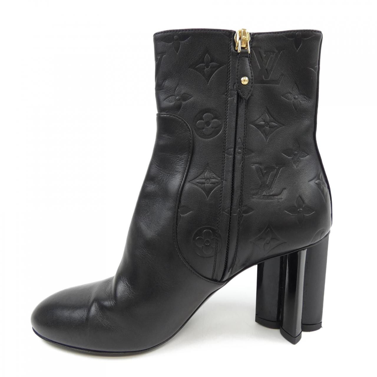 Louis Vuitton Louis Vuitton Louis Vuitton Monogram Debossed Calf Boots Leather Shoes DUTY FREE for USA Size ONE SIZE - 2 Thumbnail
