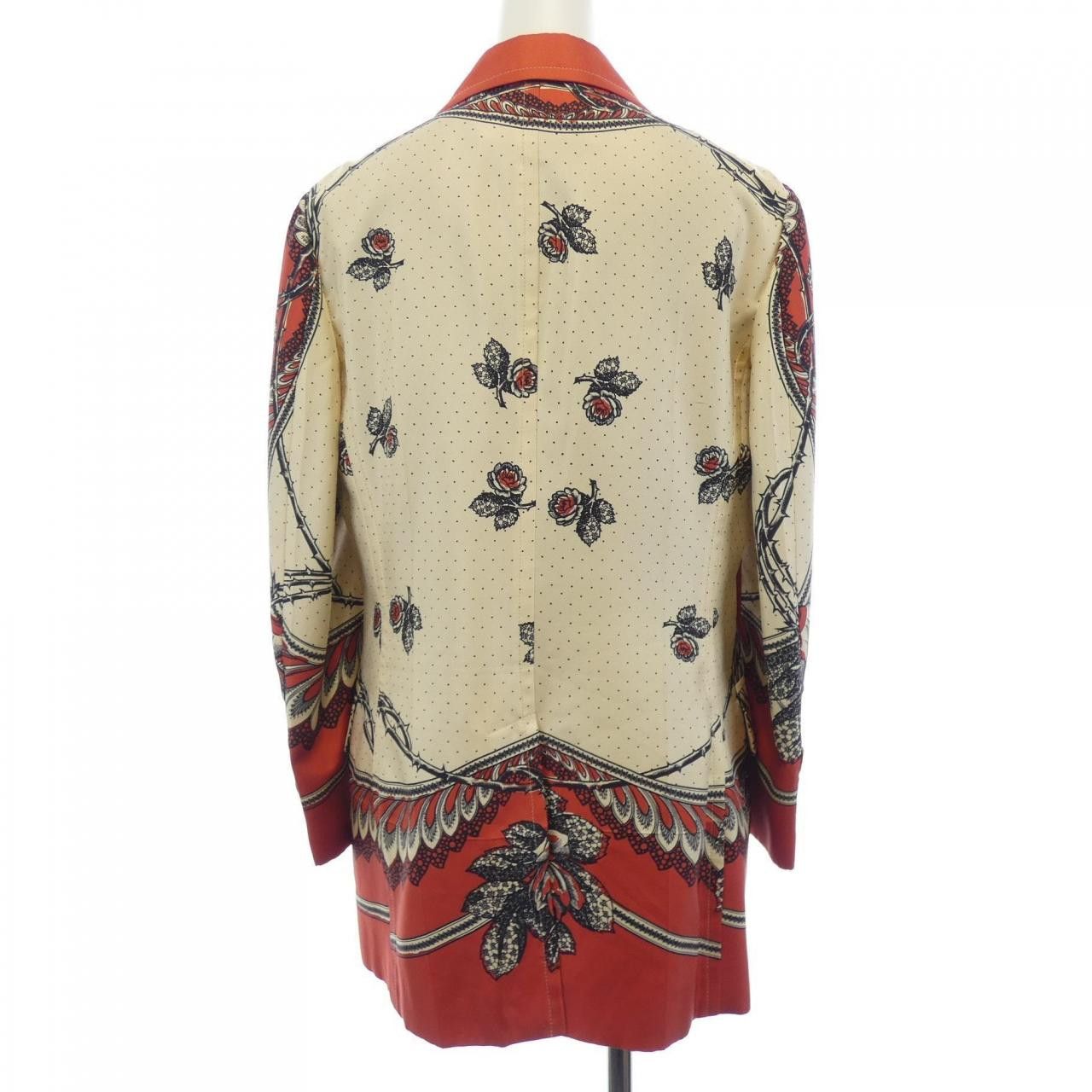 Gucci Gucci Gucci Silk Jacket Textile Outerwear 577302ZAB0H DUTY FREE for USA Size ONE SIZE - 2 Thumbnail