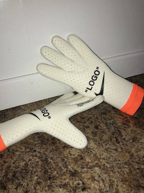 Off white cheap goalkeeper gloves