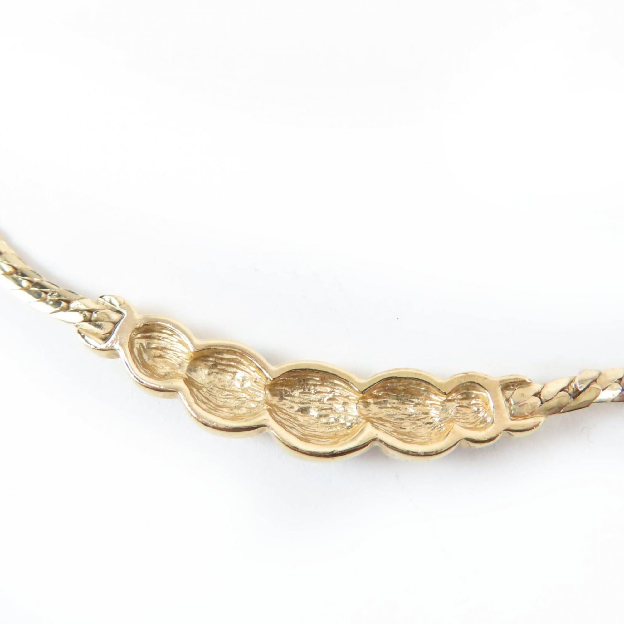 Dior Christian Dior Vintage Rhinestone Necklace, Gold & Black, Women's Accessory Size ONE SIZE - 4 Thumbnail