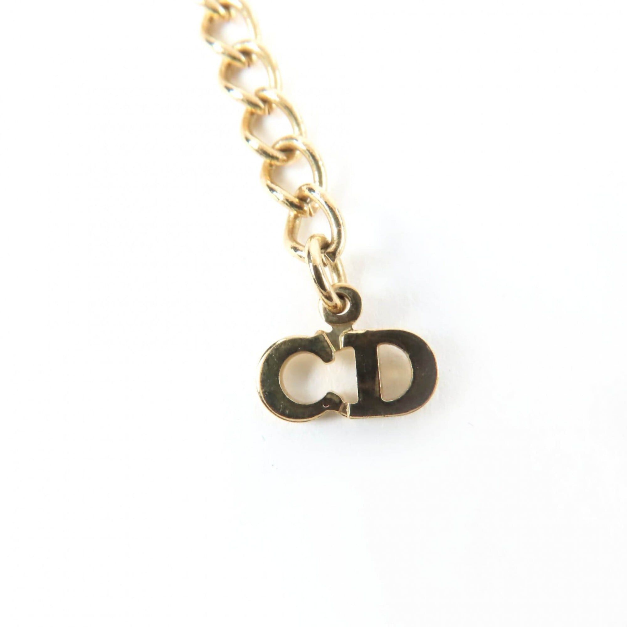 Dior Christian Dior Vintage Rhinestone Necklace, Gold & Black, Women's Accessory Size ONE SIZE - 7 Thumbnail