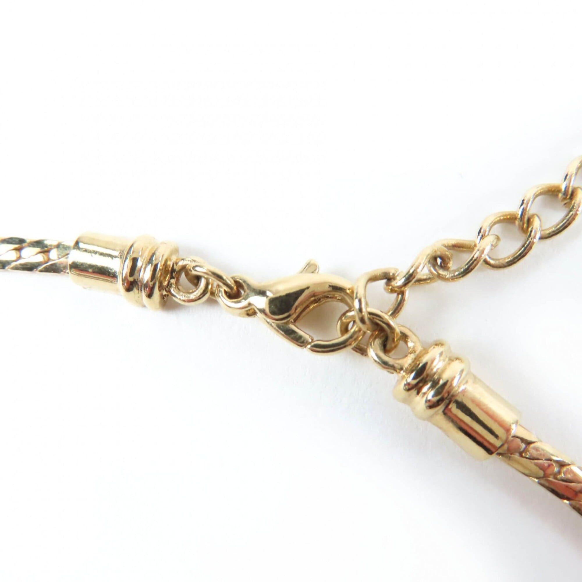 Dior Christian Dior Vintage Rhinestone Necklace, Gold & Black, Women's Accessory Size ONE SIZE - 6 Thumbnail