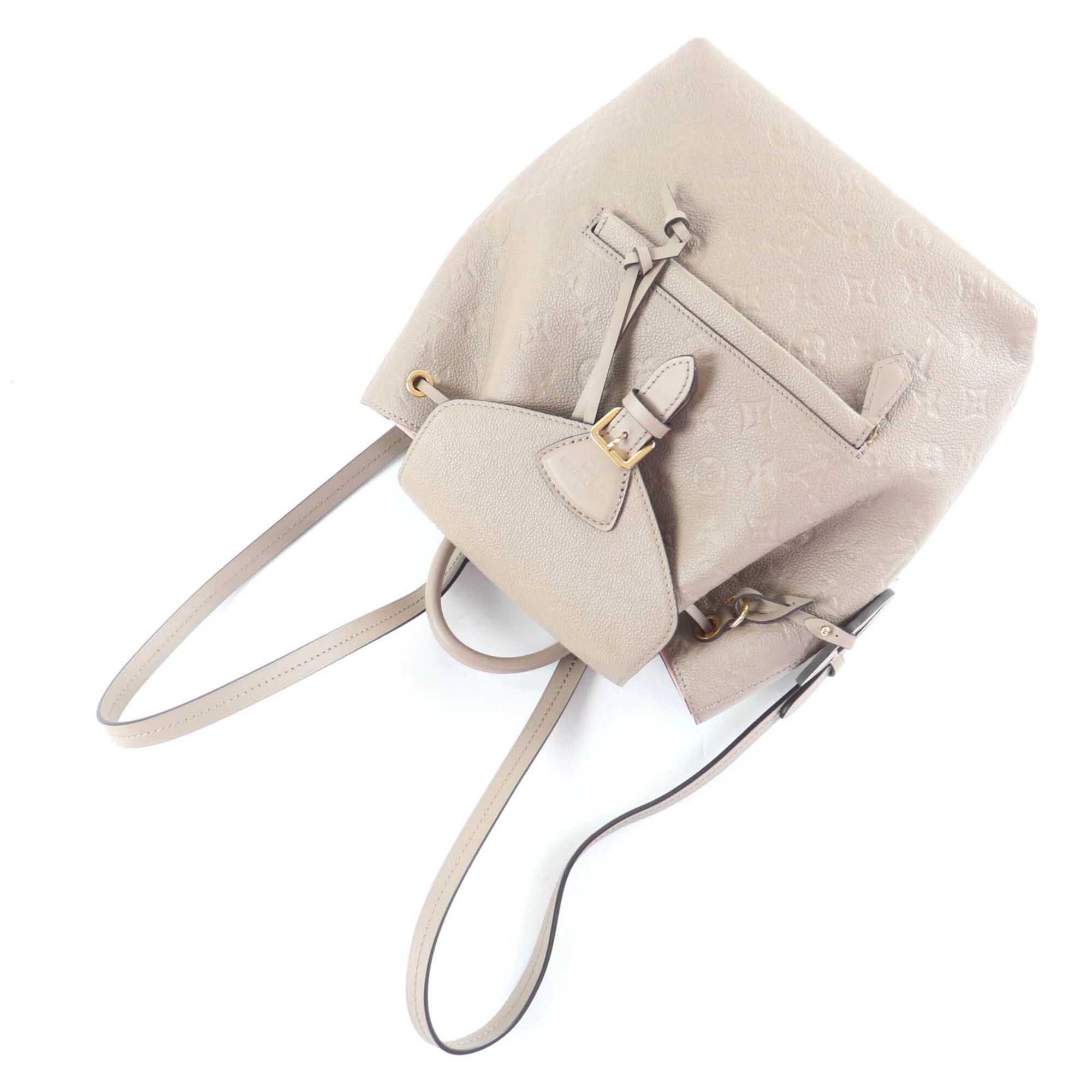 Louis Vuitton LOUIS VUITTON M45410 Montsouris PM Tourterelle Monogram Empreinte Backpack, Rucksack/Daypack, with Dust Bag, Made in Spain, Women's Size ONE SIZE - 9 Thumbnail