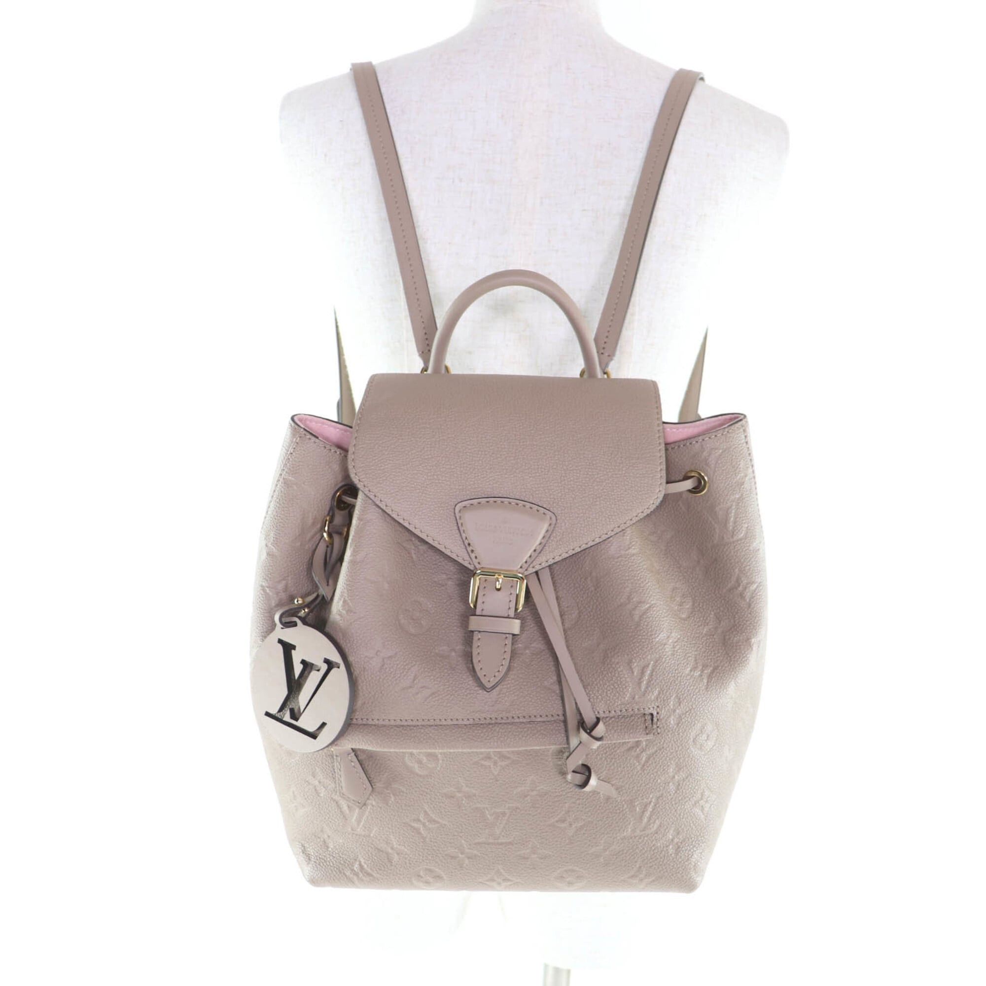 Louis Vuitton LOUIS VUITTON M45410 Montsouris PM Tourterelle Monogram Empreinte Backpack, Rucksack/Daypack, with Dust Bag, Made in Spain, Women's Size ONE SIZE - 6 Thumbnail