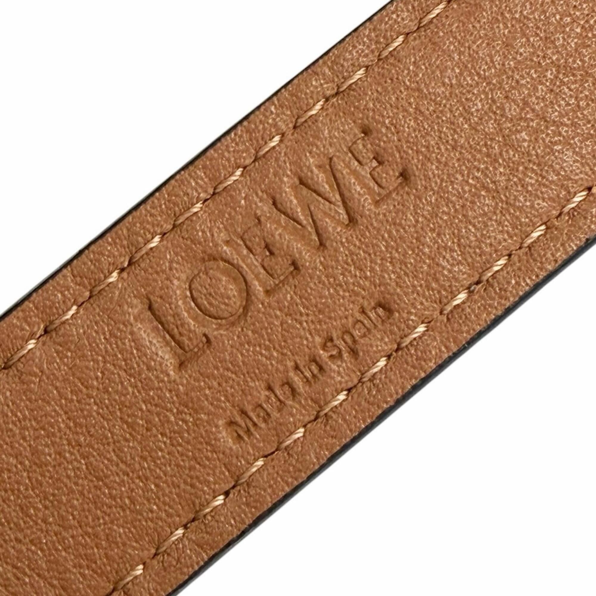 Loewe LOEWE Felt Leather Elephant Basket Anagram Logo Handbag, Gray/Brown, Made in Spain, Women's Size ONE SIZE - 10 Thumbnail