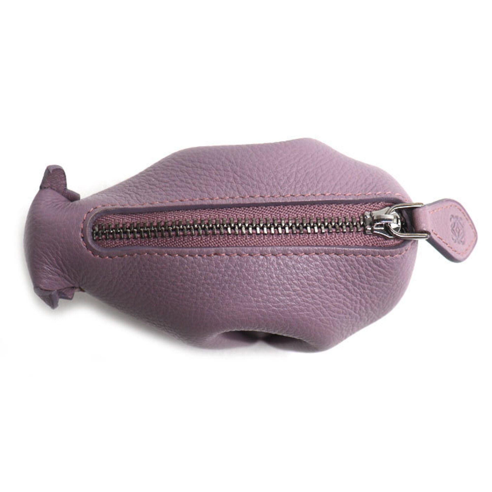 Loewe LOEWE (Loewe) Animal Cow Motif Coin Purse/Coin Case, Purple, Women's Size ONE SIZE - 5 Thumbnail