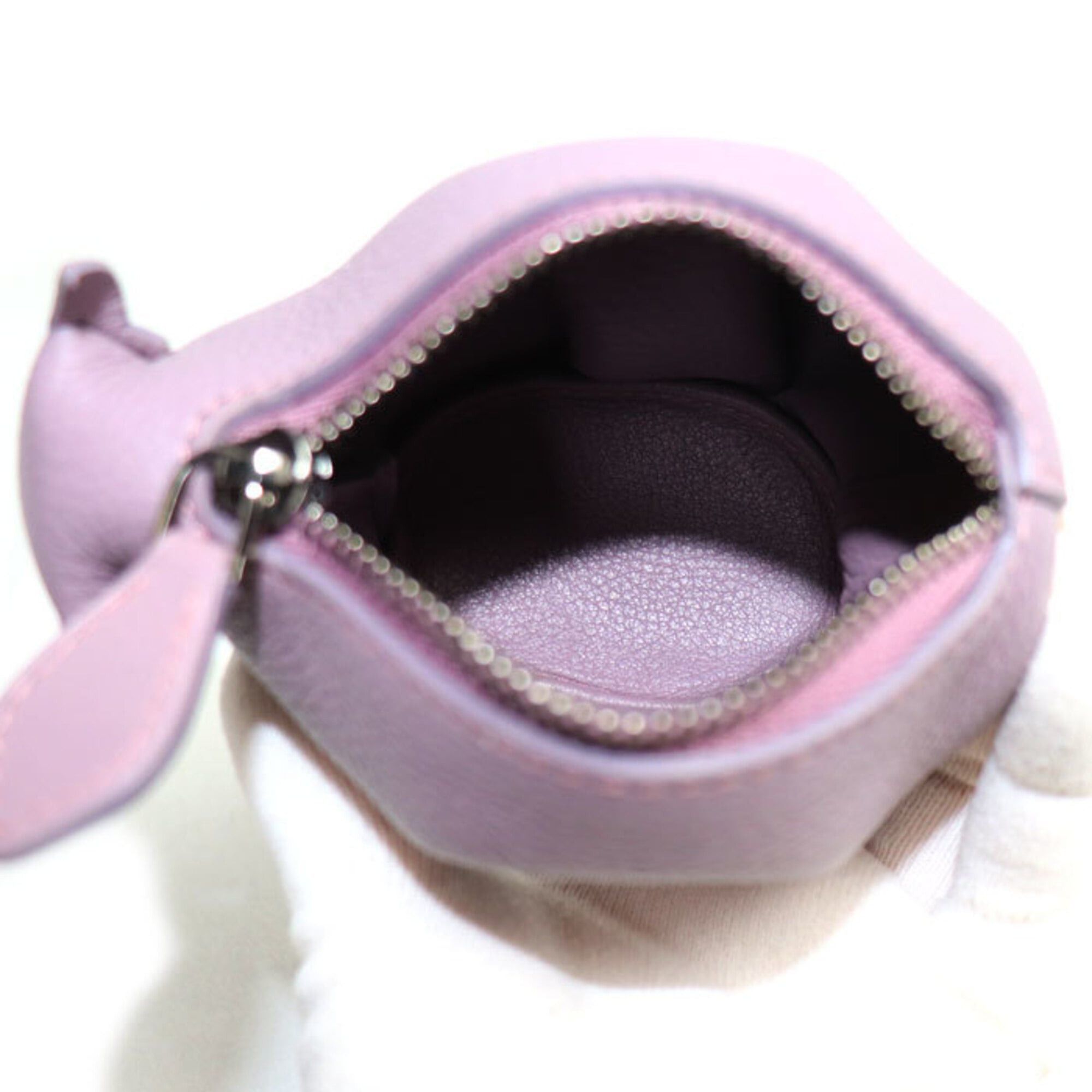 Loewe LOEWE (Loewe) Animal Cow Motif Coin Purse/Coin Case, Purple, Women's Size ONE SIZE - 6 Thumbnail