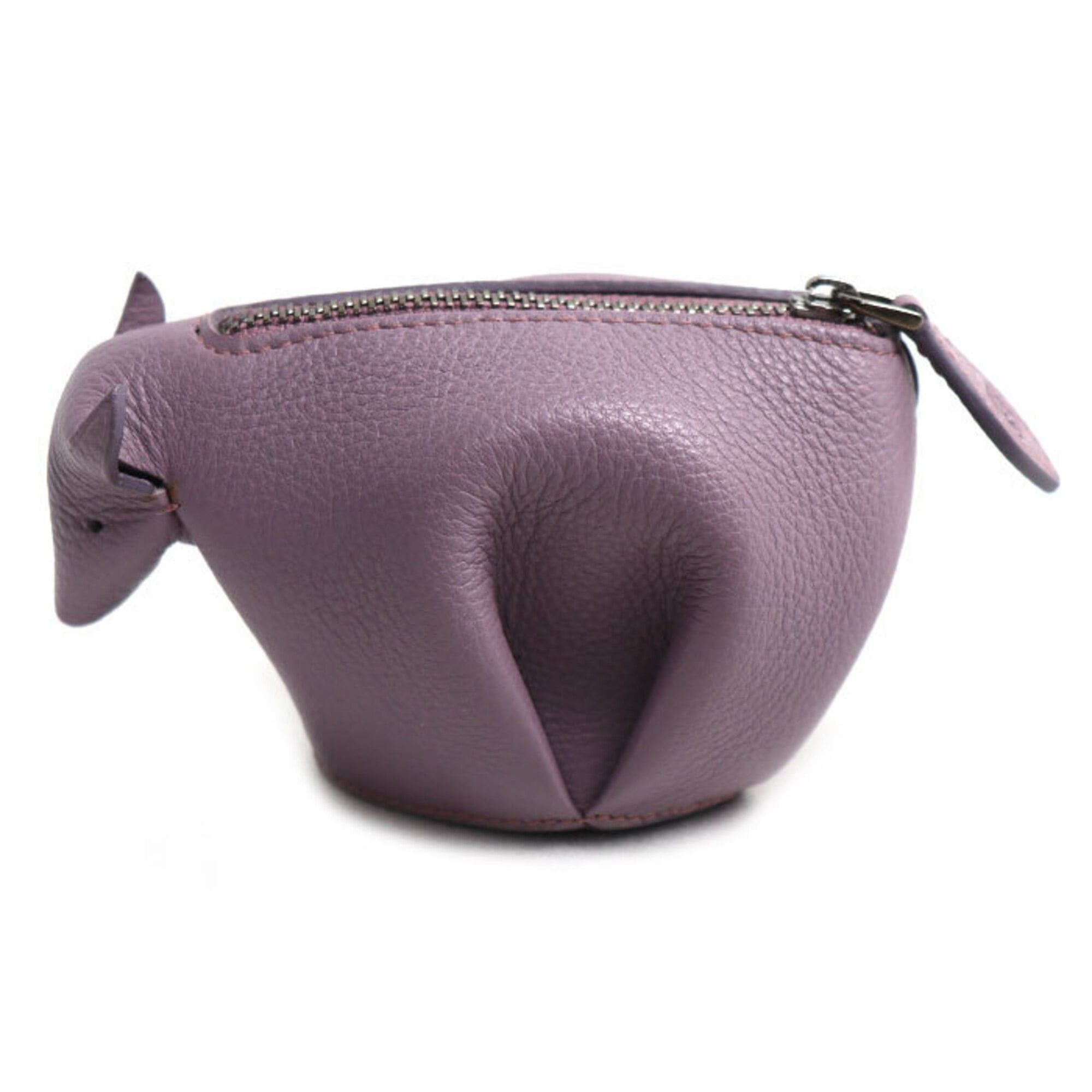 Loewe LOEWE (Loewe) Animal Cow Motif Coin Purse/Coin Case, Purple, Women's Size ONE SIZE - 2 Thumbnail