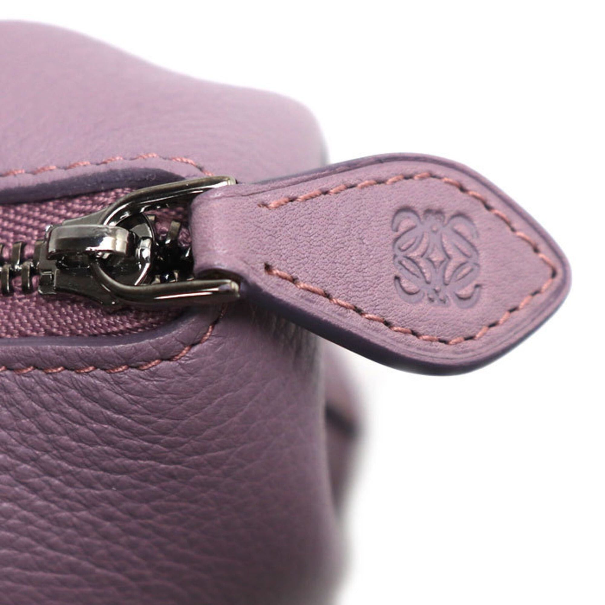 Loewe LOEWE (Loewe) Animal Cow Motif Coin Purse/Coin Case, Purple, Women's Size ONE SIZE - 7 Thumbnail