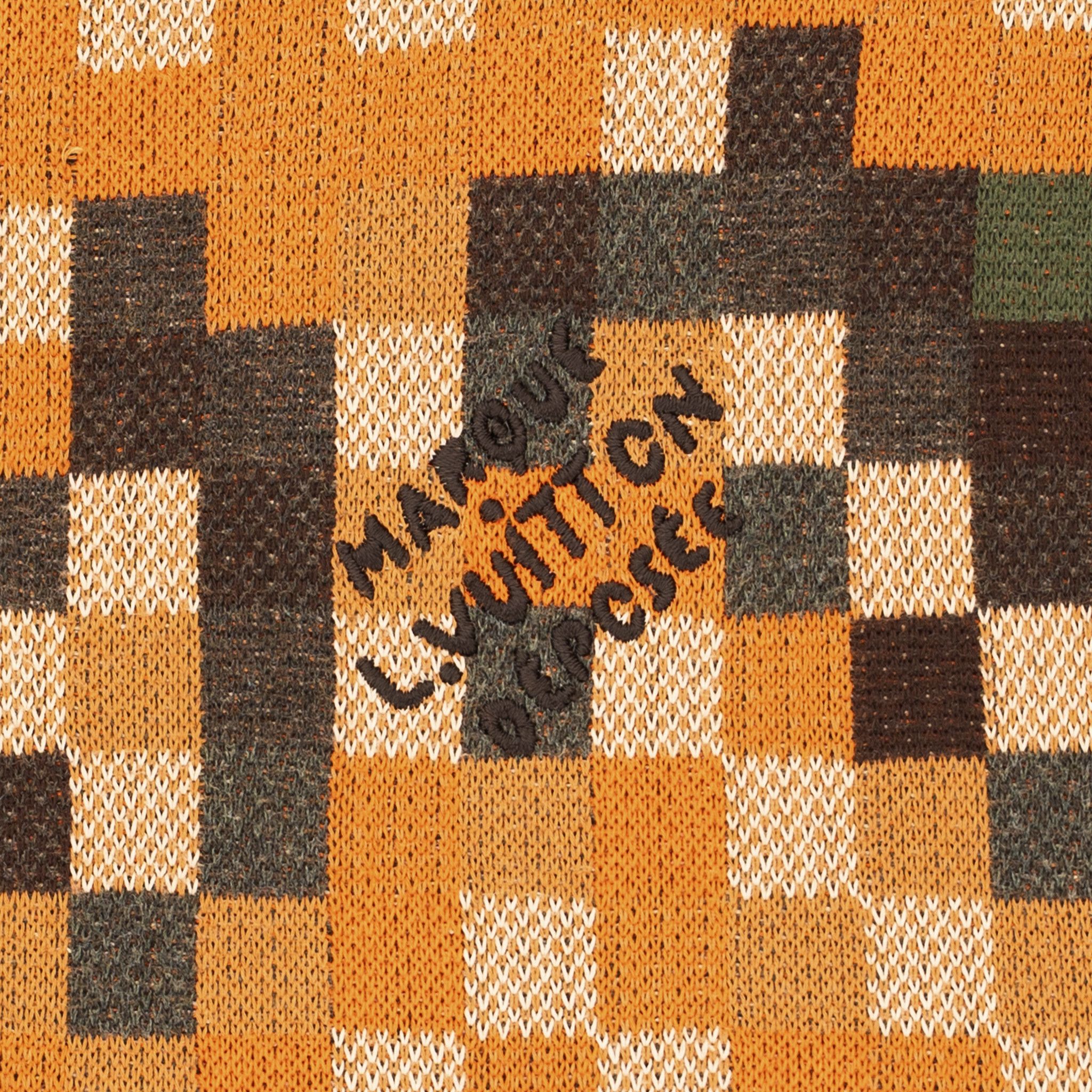 Louis Vuitton Studded LV Lovers Logo Crewneck Sweatshirt Orange Olive Gre Size US L / EU 52-54 / 3 - 4 Thumbnail