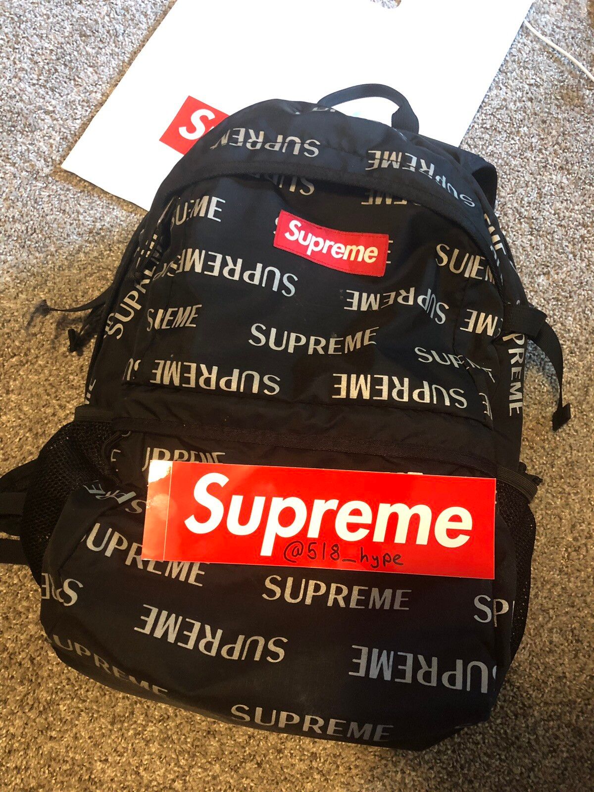 Supreme 3 M Reflective Repeat Backpack | Grailed