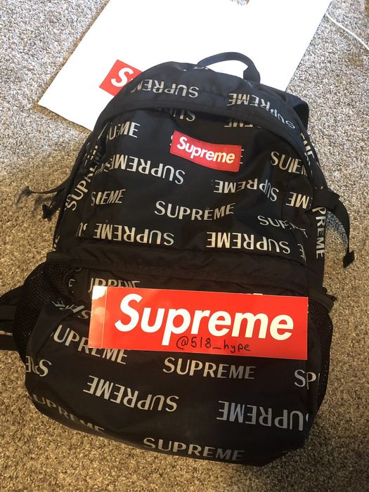 Supreme 3m reflective repeat best sale backpack red