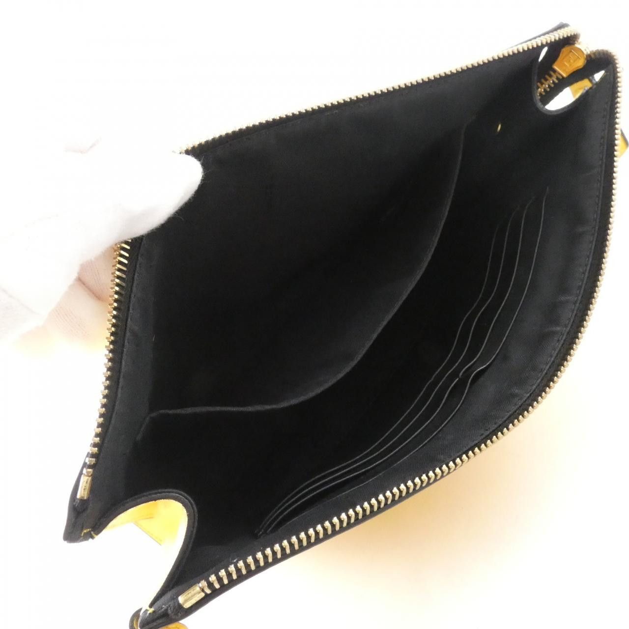 Fendi Fendi Fendi Flat Slim Clutch Leather Clutch Bag Leather Clutch Bag 7VA491ADP6 DUTY FREE for USA Size ONE SIZE - 5 Thumbnail