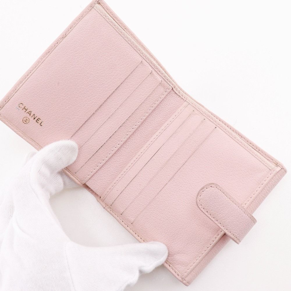 Chanel Chanel Chanel Camellia Leather Wallet Leather Short Wallet DUTY FREE for USA Size ONE SIZE - 4 Thumbnail