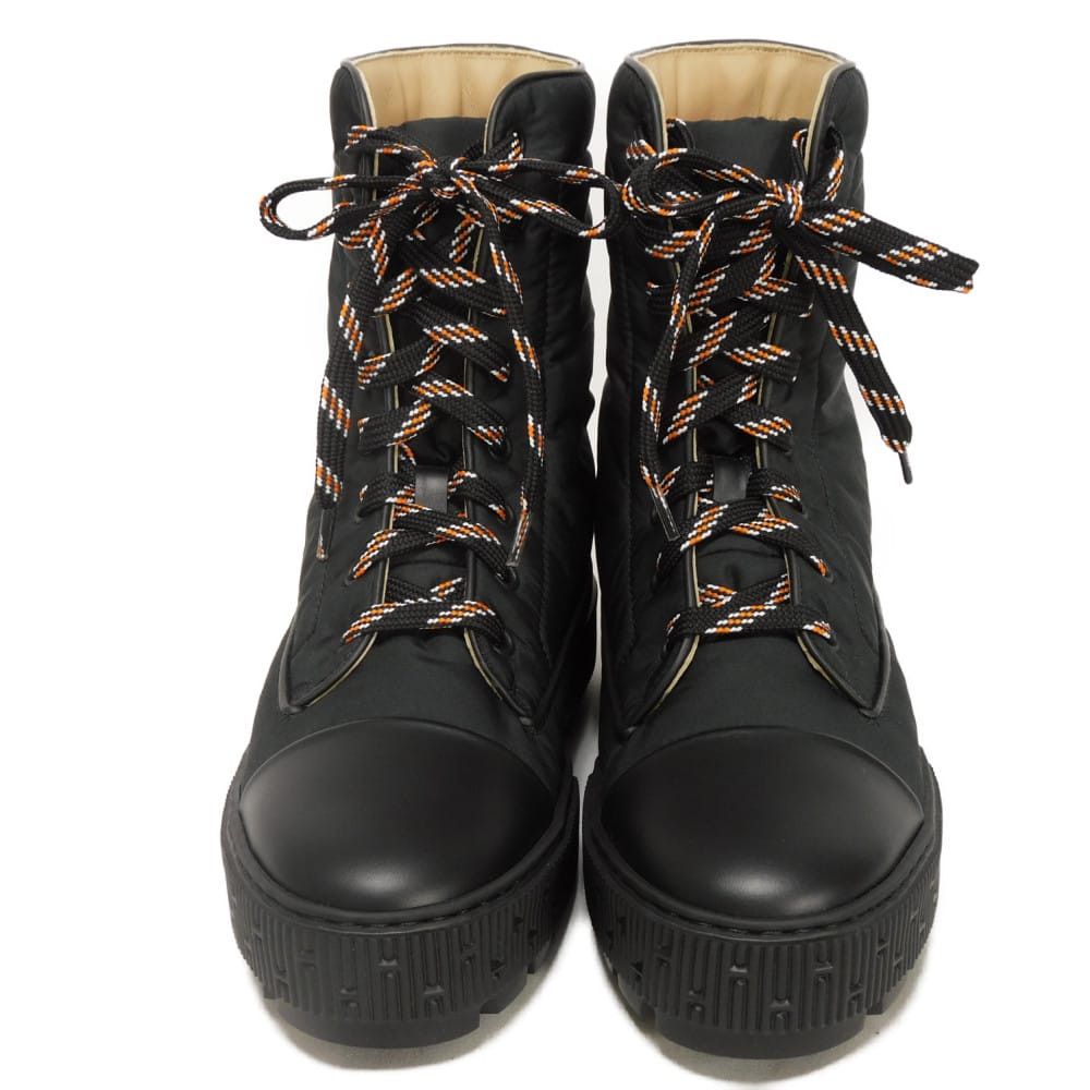 Hermes Hermes Hermes Cruz de Selle Fresh Parachute Fabric Boots Textile Shoes DUTY FREE for USA Size ONE SIZE - 2 Thumbnail