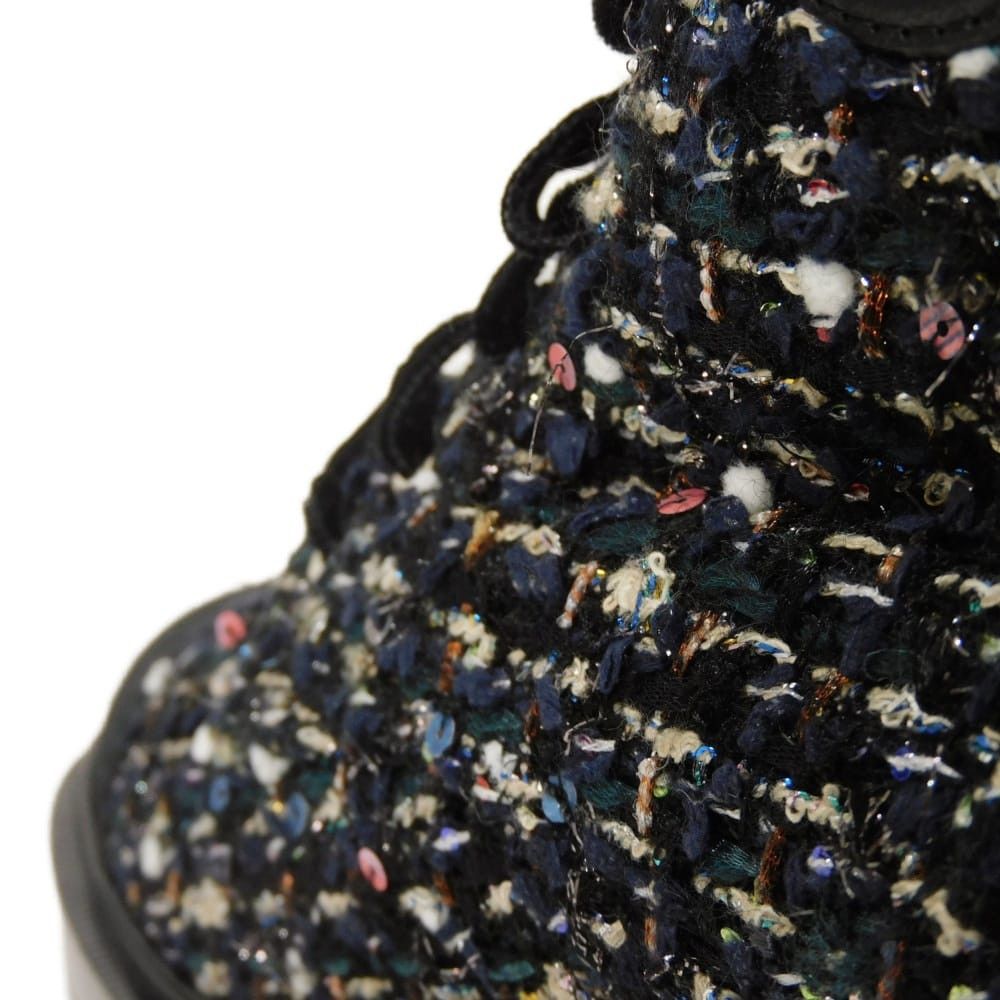Chanel Chanel CHANEL Tweed Short Boots Leather Shoes G35154 DUTY FREE for USA Size ONE SIZE - 10 Thumbnail