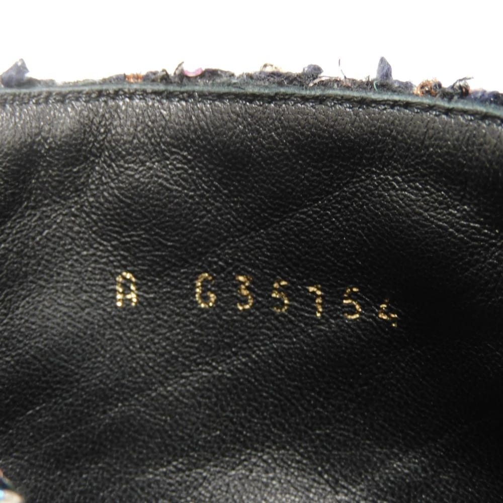 Chanel Chanel CHANEL Tweed Short Boots Leather Shoes G35154 DUTY FREE for USA Size ONE SIZE - 12 Thumbnail