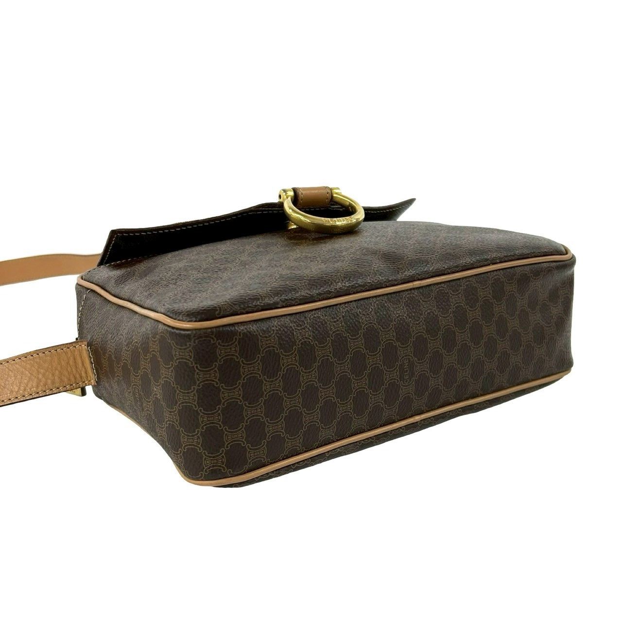 Celine Celine Celine Macadam Triomphe Coated Canvas Leather Shoulder Bag Leather Shoulder Bag DUTY FREE for USA Size ONE SIZE - 8 Thumbnail