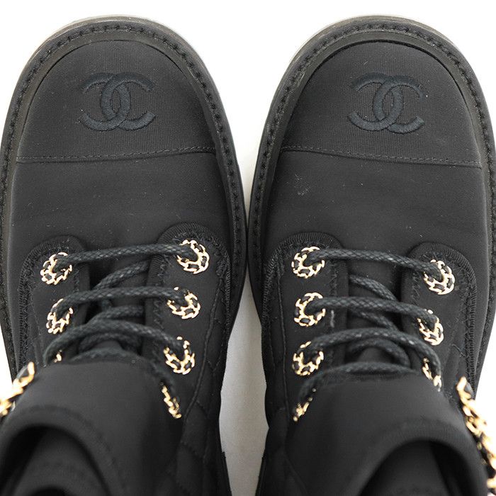 Chanel Chanel Chanel Matelasse Leather Boots Leather Shoes G38273 DUTY FREE for USA Size ONE SIZE - 7 Thumbnail
