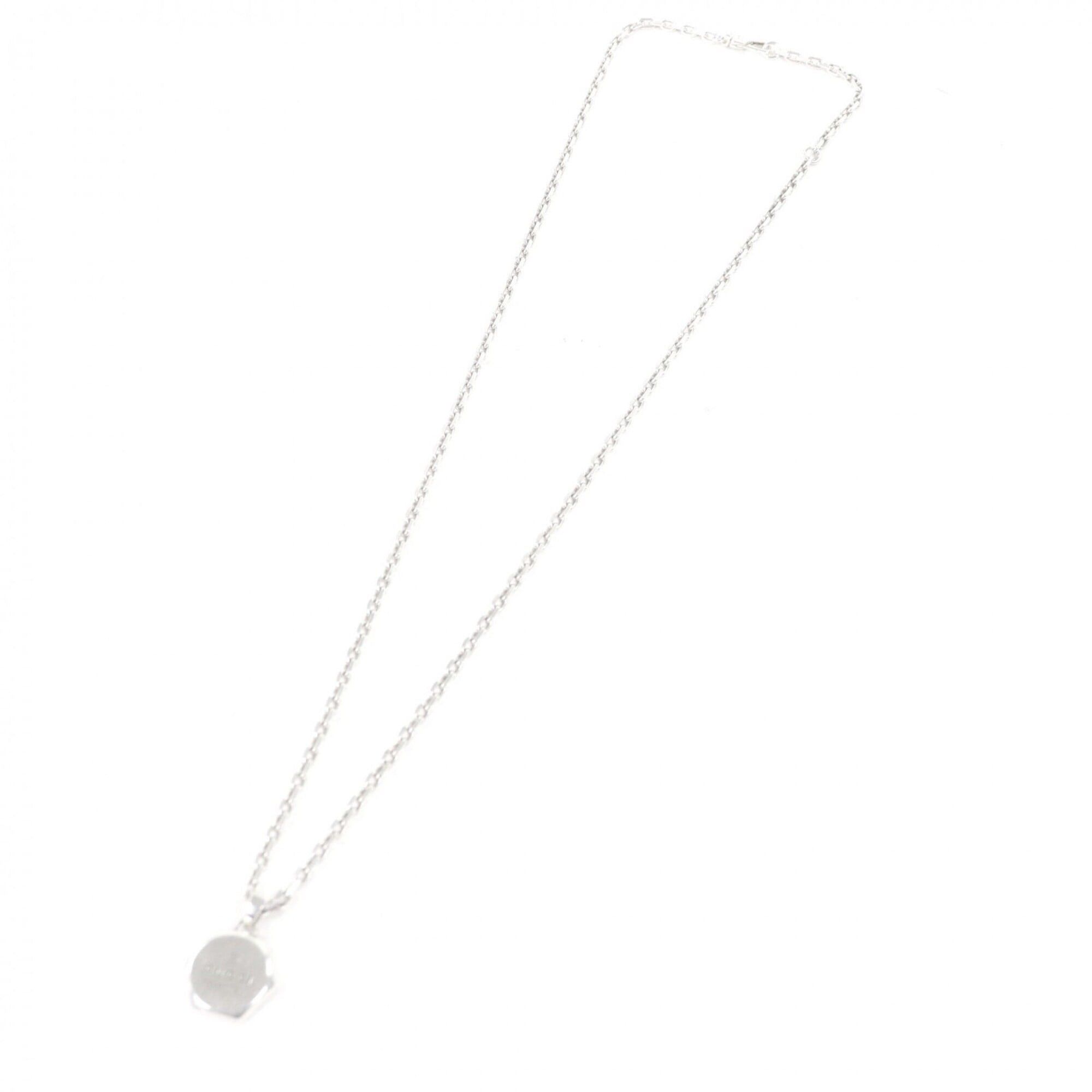 Gucci GUCCI 779175 Trademark Engraved AG925 Octagon Chain Necklace, Silver, with Box and Dust Bag, Made in Italy, Total Weight 23.26g, Men's Size ONE SIZE - 4 Thumbnail