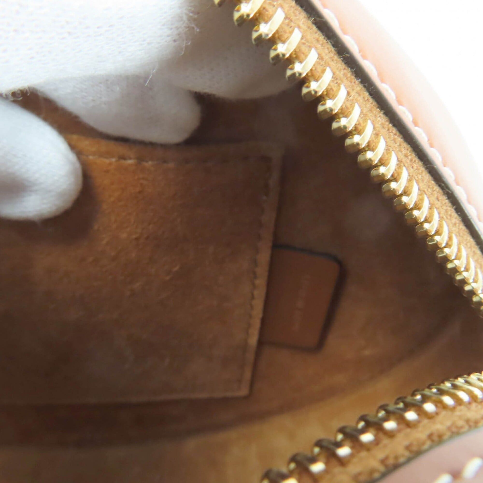 Celine CELINE 19860 Cuile Triomphe Oval Purse Leather Shoulder Bag Tan with Dust Made in Italy Women's Size ONE SIZE - 11 Thumbnail