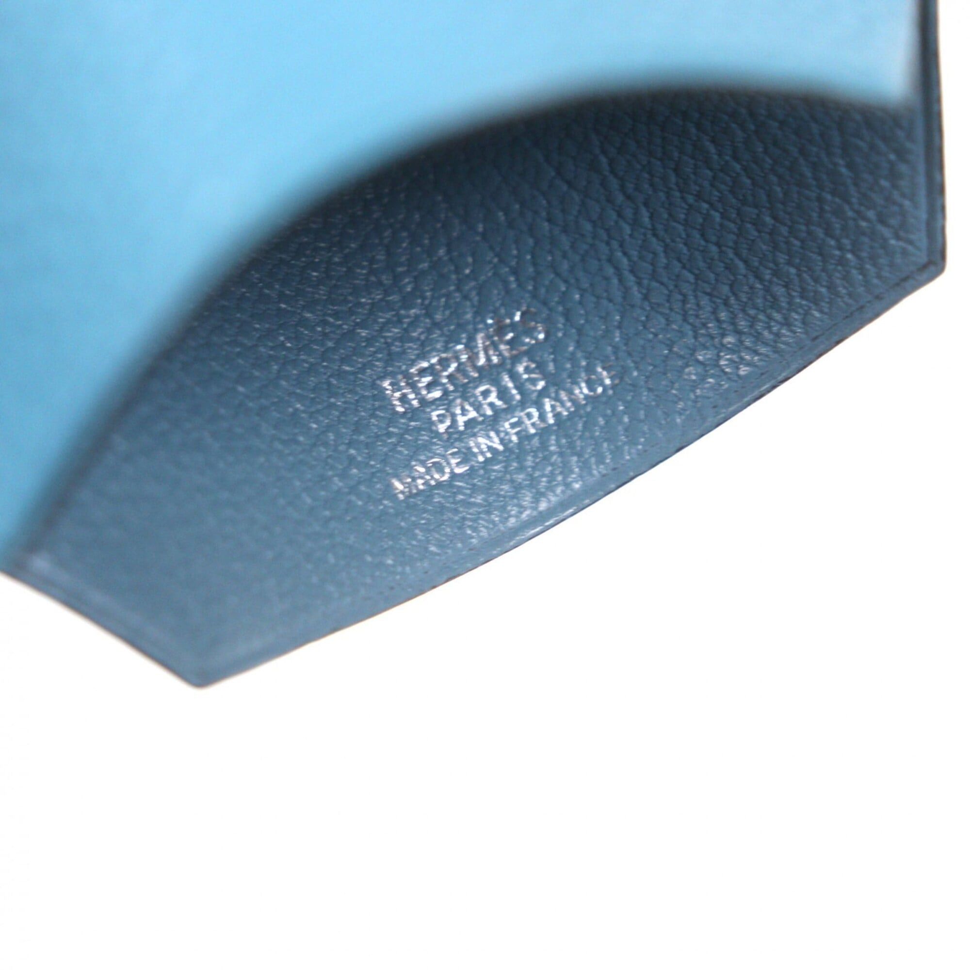 Hermes HERMES Large Clochette Leather Keyring Necklace (Margiela Era) Blue Jean □F Stamp Made in France Men's Women's Size ONE SIZE - 6 Thumbnail