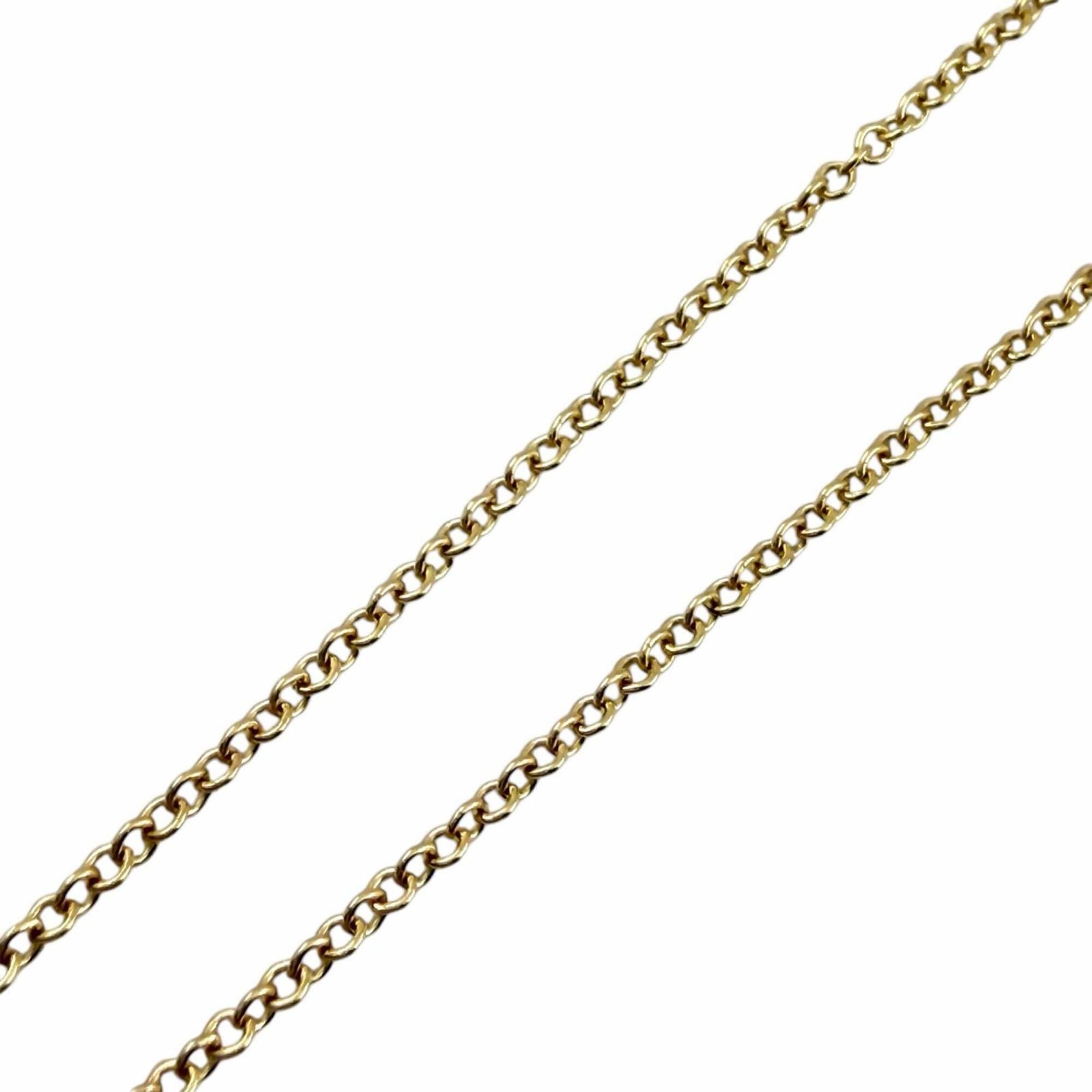 Tiffany & Co. TIFFANY&Co. Tiffany By the Yard Elsa Peretti 750 (YG) Bracelet with 1 Diamond (approx. 0.03ct), Setting Diameter approx. 3.0mm, Yellow Gold, Weight 0.87g, Women's Size ONE SIZE - 4 Thumbnail