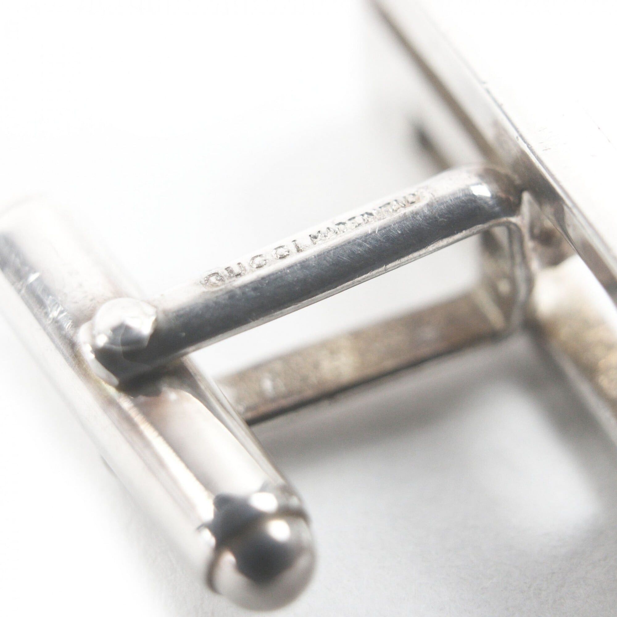 Gucci GUCCI SV925 G-Square Cufflinks, Silver, with Box and Dust Bag, Made in Italy, Total Weight 11.57g, Men's Size ONE SIZE - 5 Thumbnail