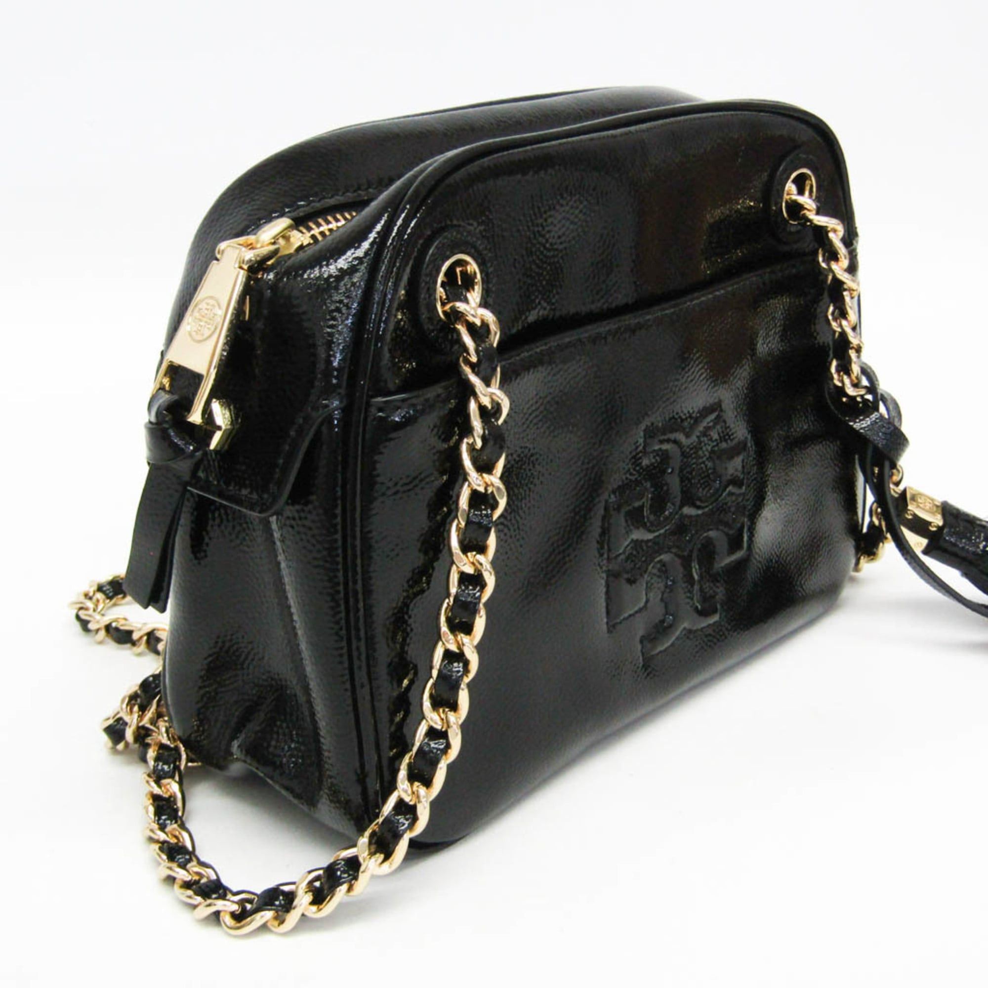 Tory Burch Tory Burch Chain Shoulder Bag Women's Leather Shoulder Bag Black Size ONE SIZE - 8 Thumbnail