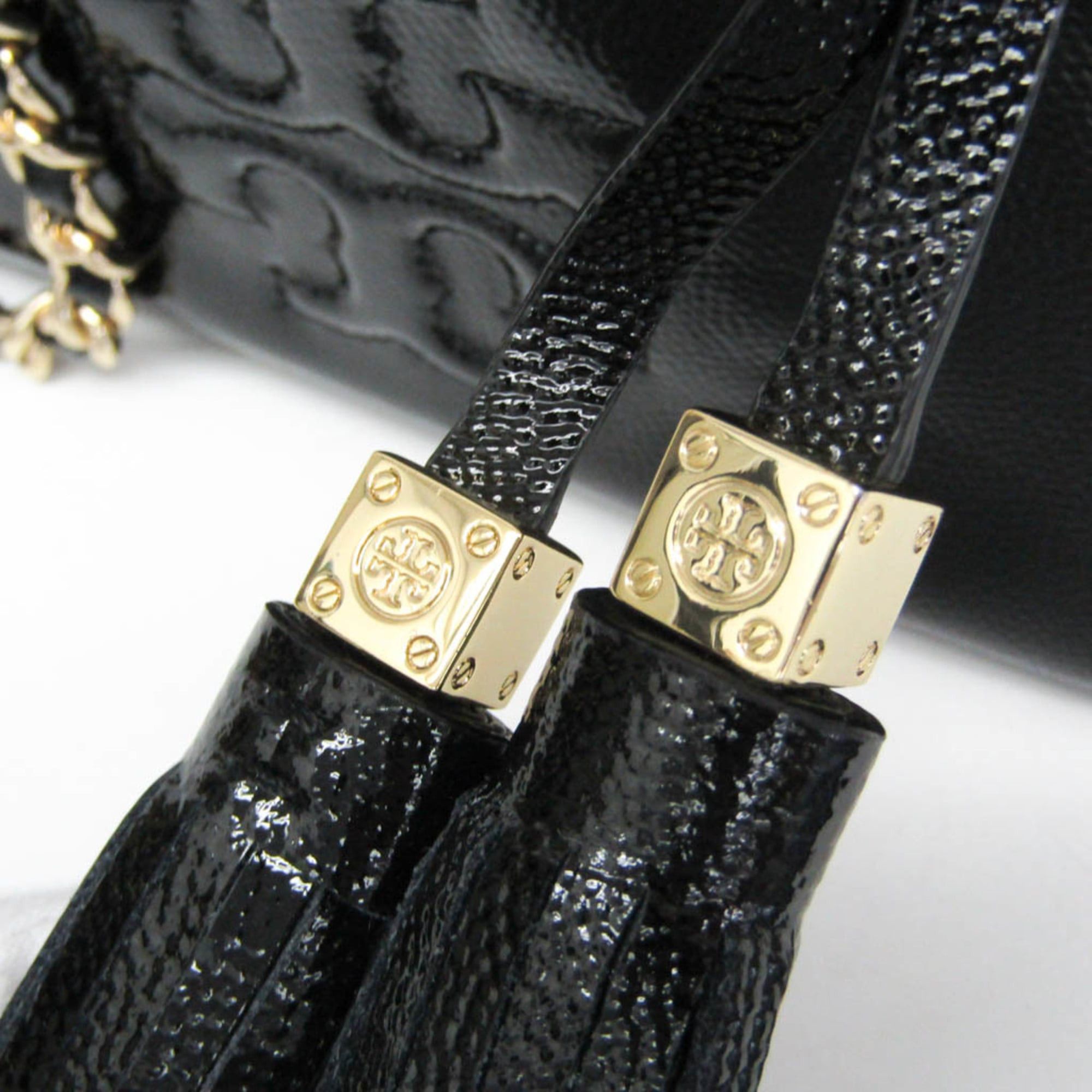 Tory Burch Tory Burch Chain Shoulder Bag Women's Leather Shoulder Bag Black Size ONE SIZE - 10 Thumbnail