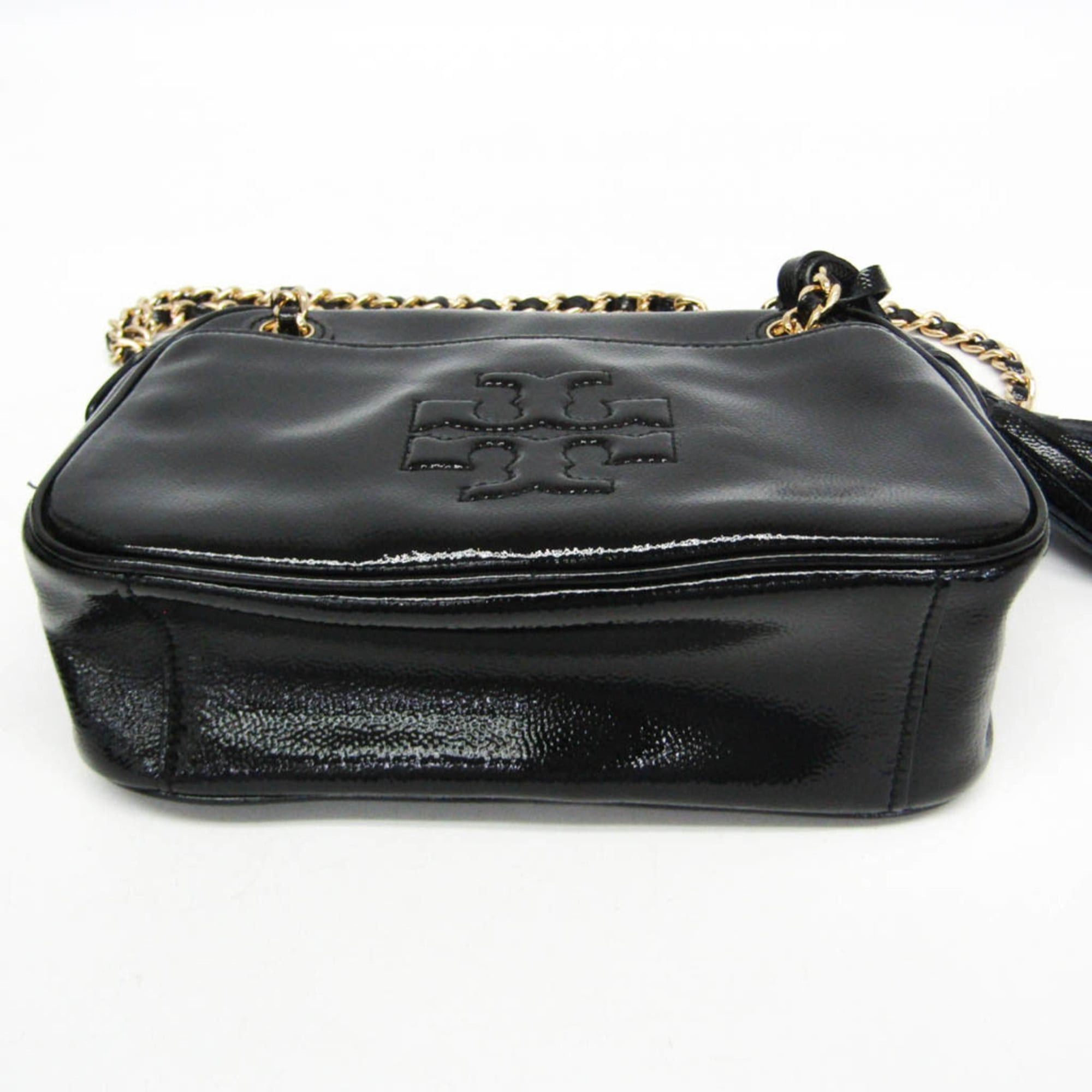 Tory Burch Tory Burch Chain Shoulder Bag Women's Leather Shoulder Bag Black Size ONE SIZE - 5 Thumbnail