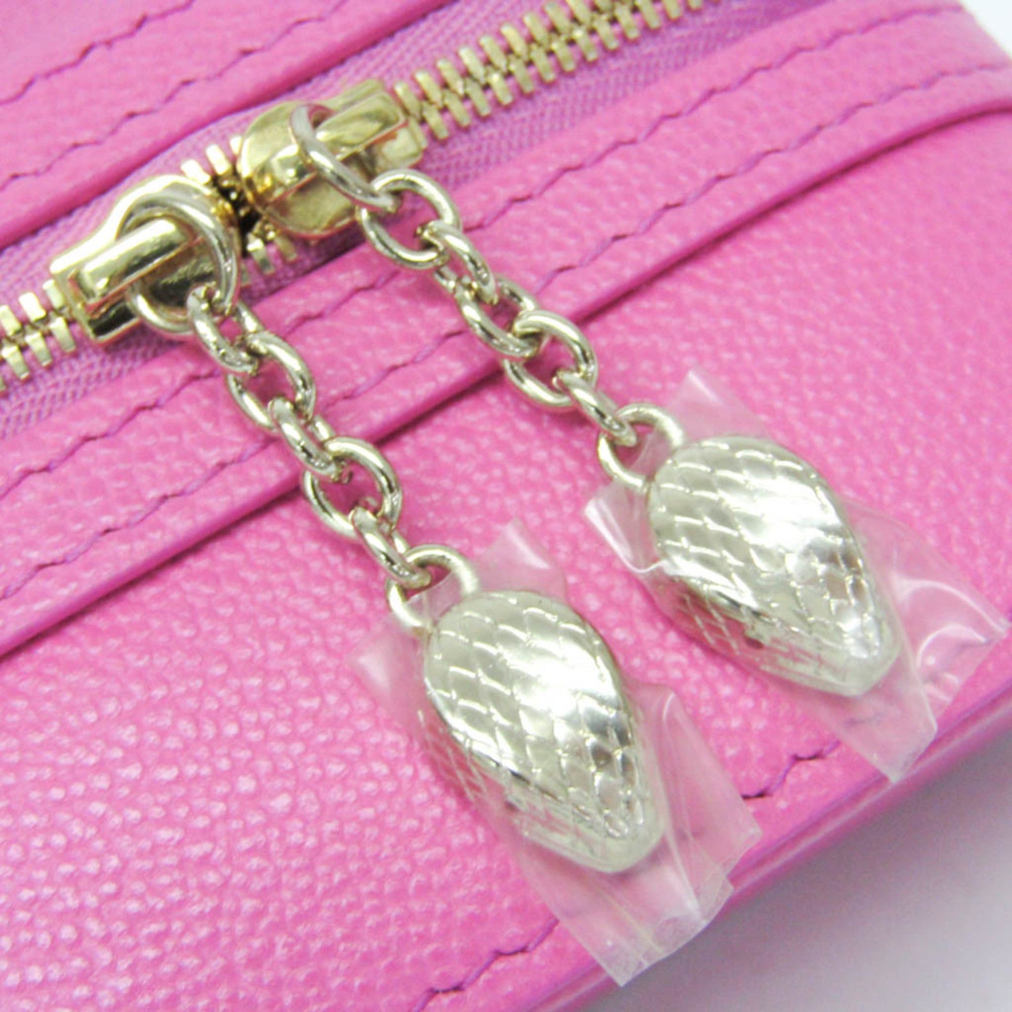 Bvlgari Bvlgari Serpenti Mini Jewelry Box Women's Leather Pouch,Shoulder Bag Pink Size ONE SIZE - 8 Thumbnail