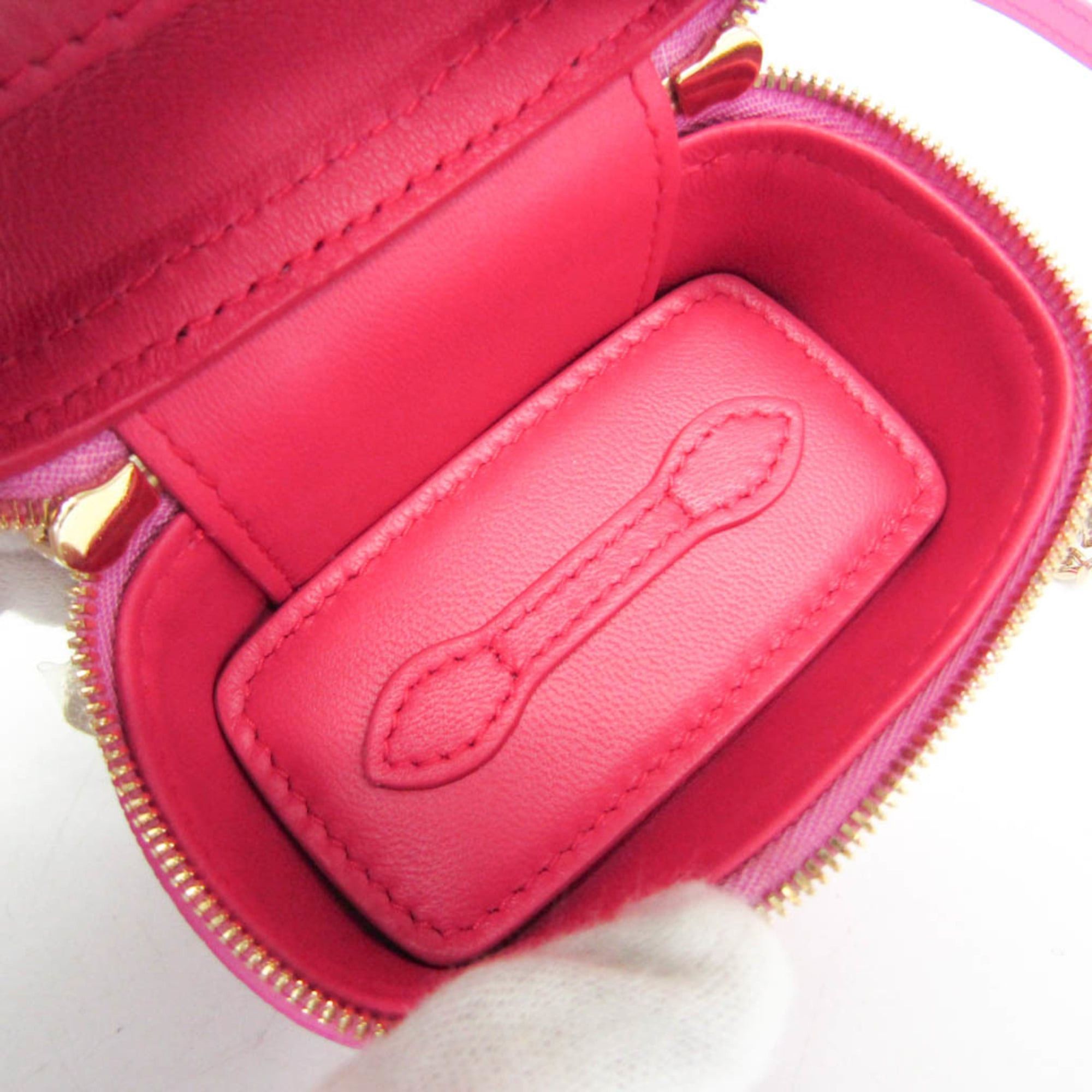 Bvlgari Bvlgari Serpenti Mini Jewelry Box Women's Leather Pouch,Shoulder Bag Pink Size ONE SIZE - 3 Thumbnail