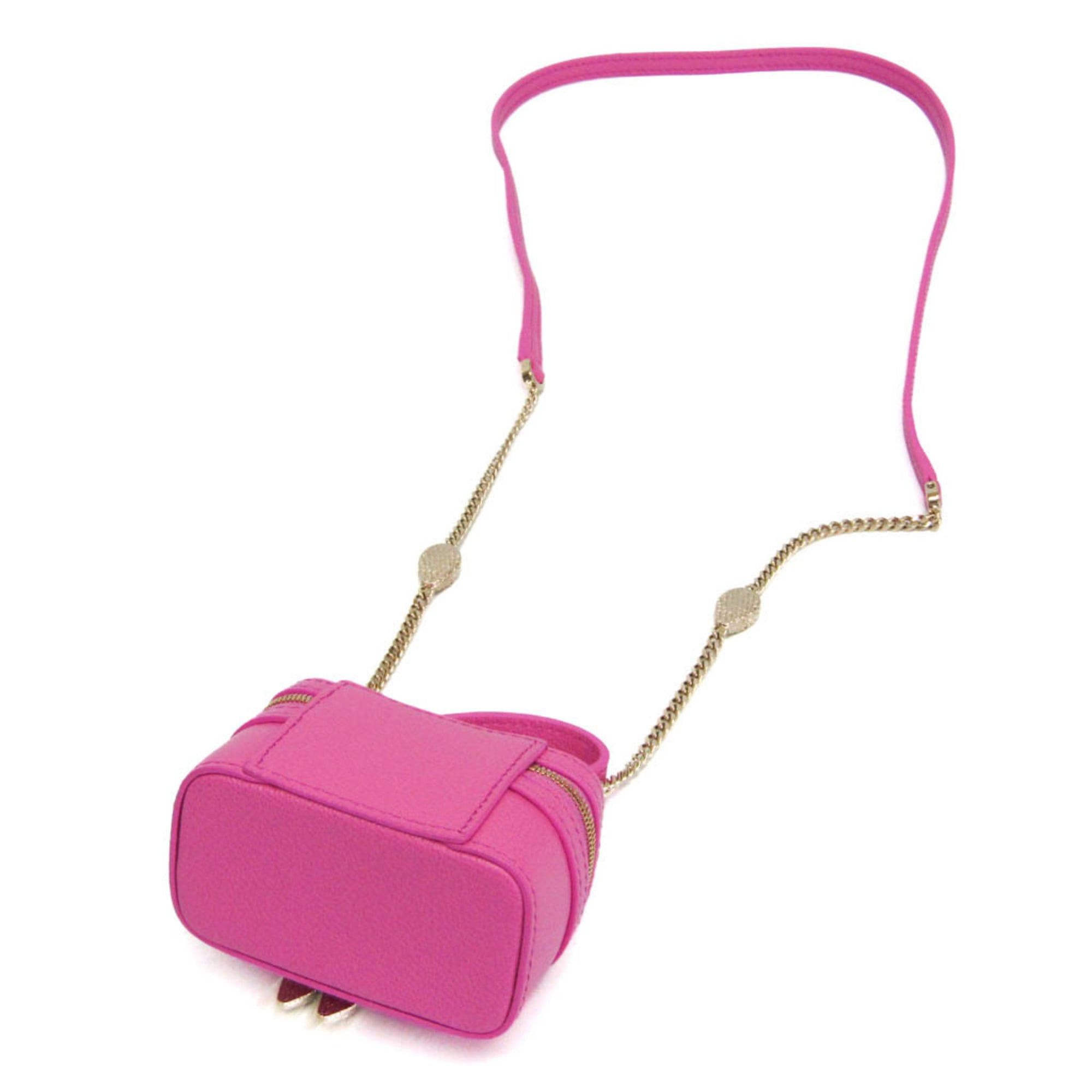 Bvlgari Bvlgari Serpenti Mini Jewelry Box Women's Leather Pouch,Shoulder Bag Pink Size ONE SIZE - 2 Thumbnail