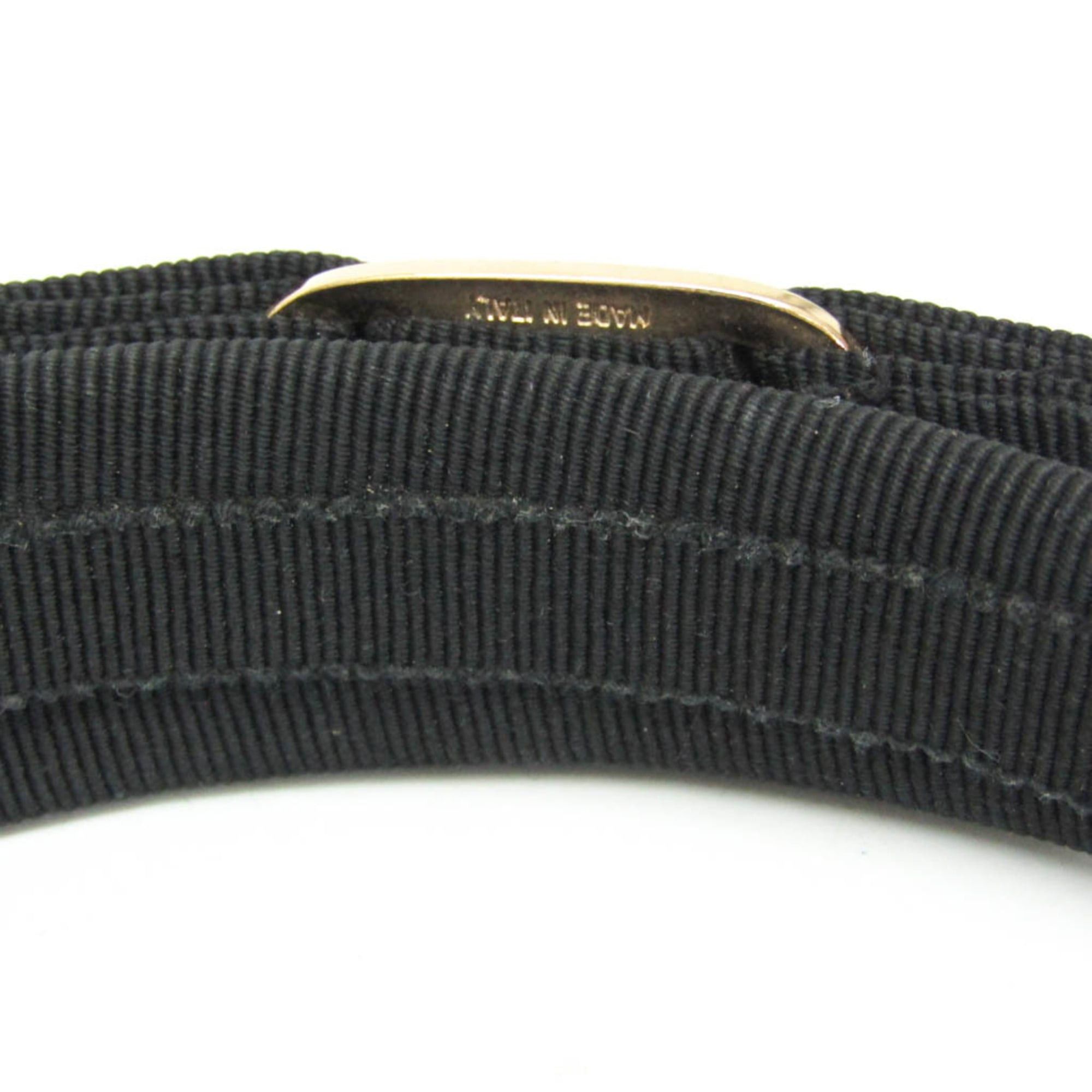 Salvatore Ferragamo Salvatore Ferragamo Vara Cotton Women's Alice Band Black Size ONE SIZE - 6 Thumbnail