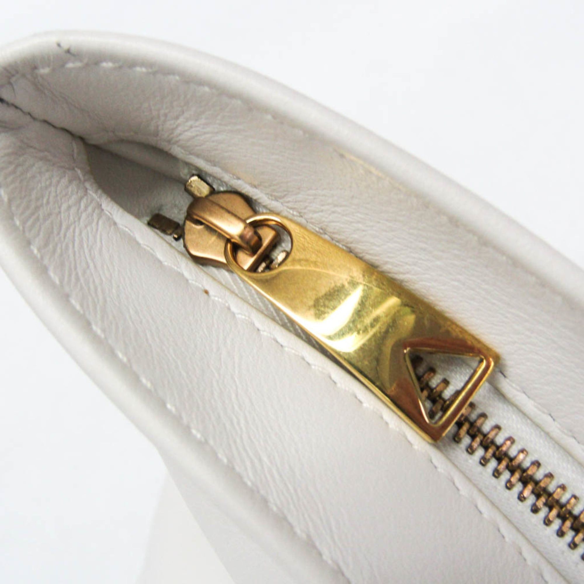Bottega Veneta Bottega Veneta TWIST Women's Leather Handbag White Size ONE SIZE - 9 Thumbnail