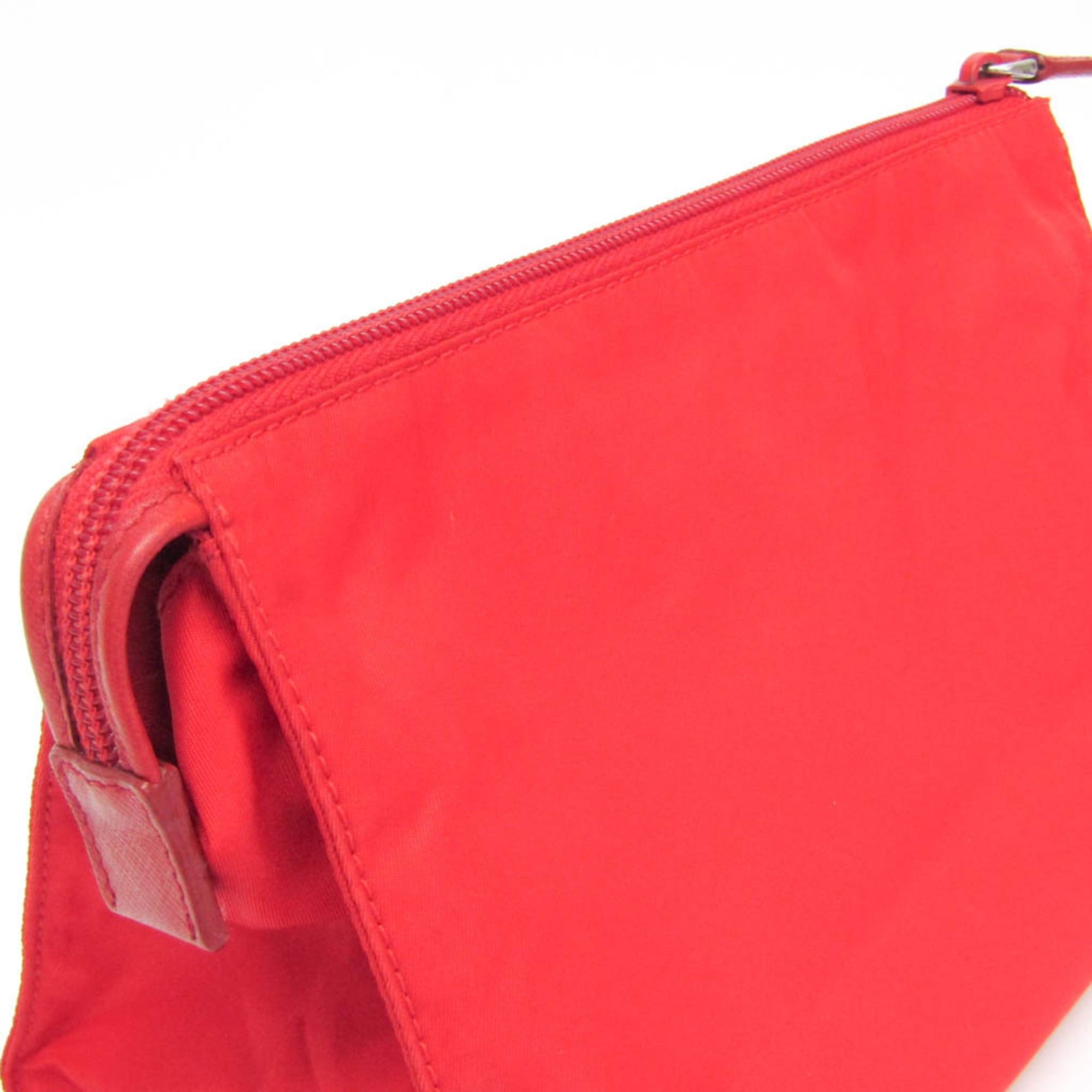 Prada Prada VELA 1N1725 Women's Nylon Pouch Red Color Size ONE SIZE - 11 Thumbnail