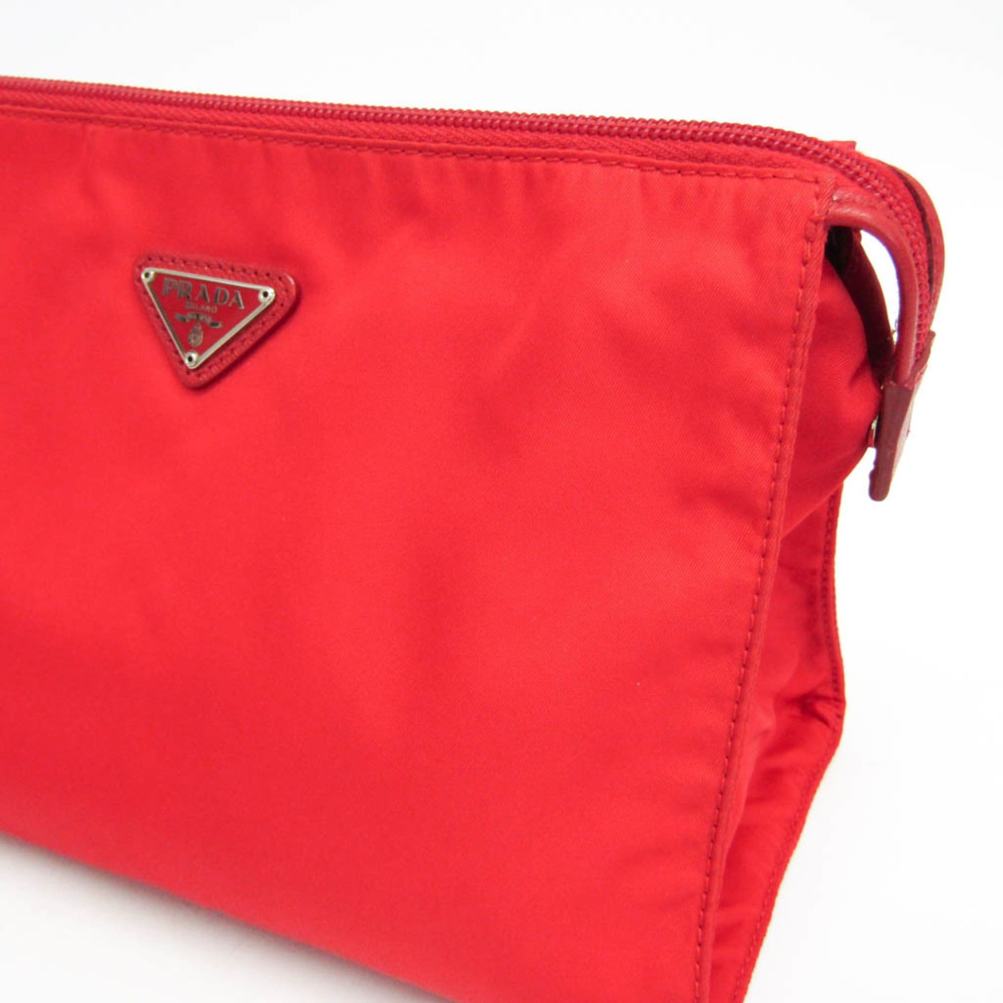 Prada Prada VELA 1N1725 Women's Nylon Pouch Red Color Size ONE SIZE - 12 Thumbnail
