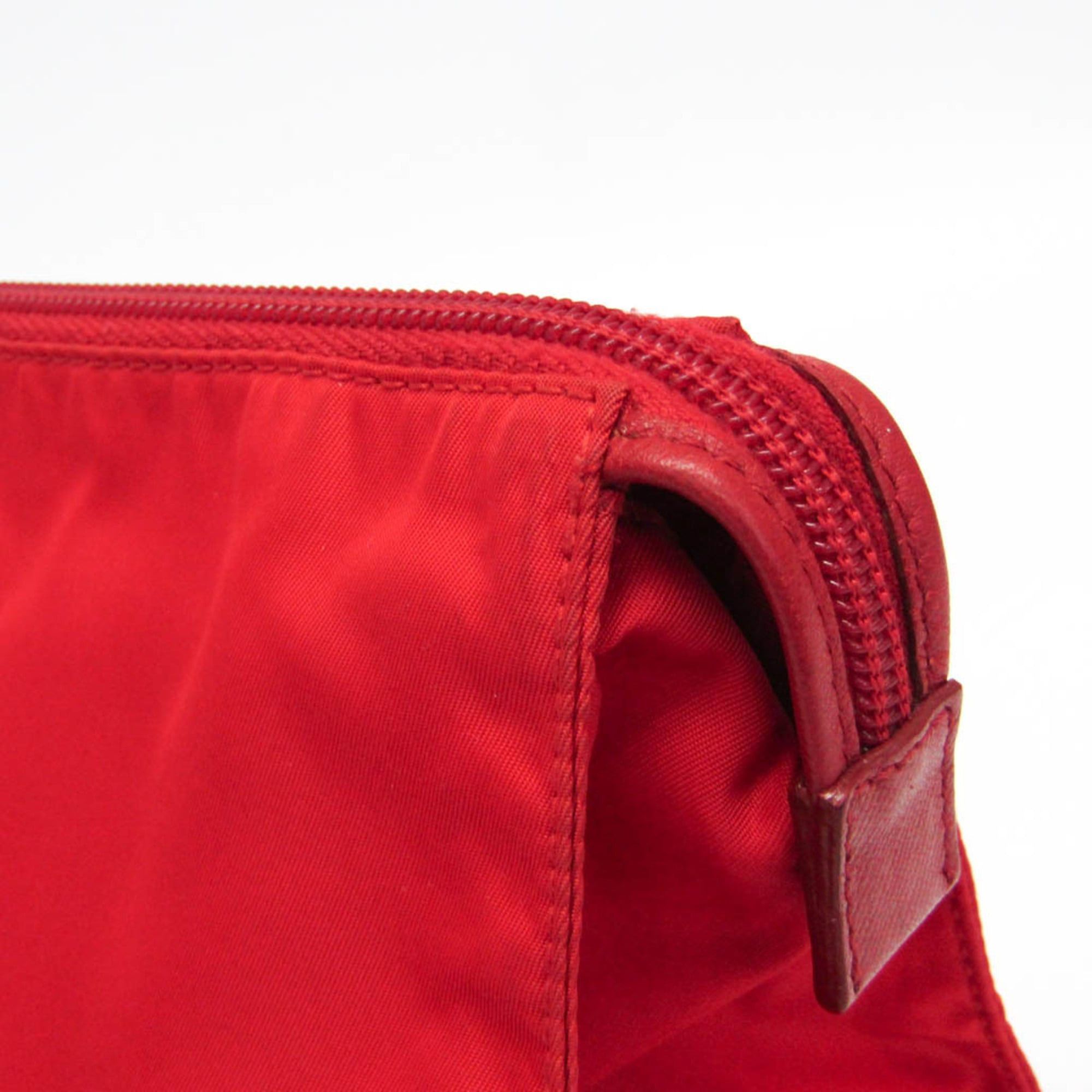 Prada Prada VELA 1N1725 Women's Nylon Pouch Red Color Size ONE SIZE - 9 Thumbnail